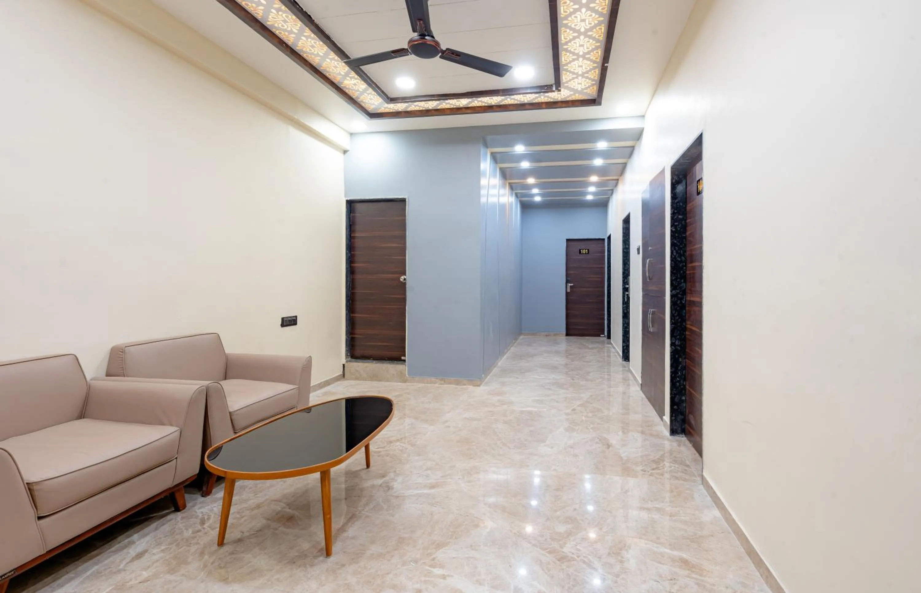 Seating area in Treebo City Center