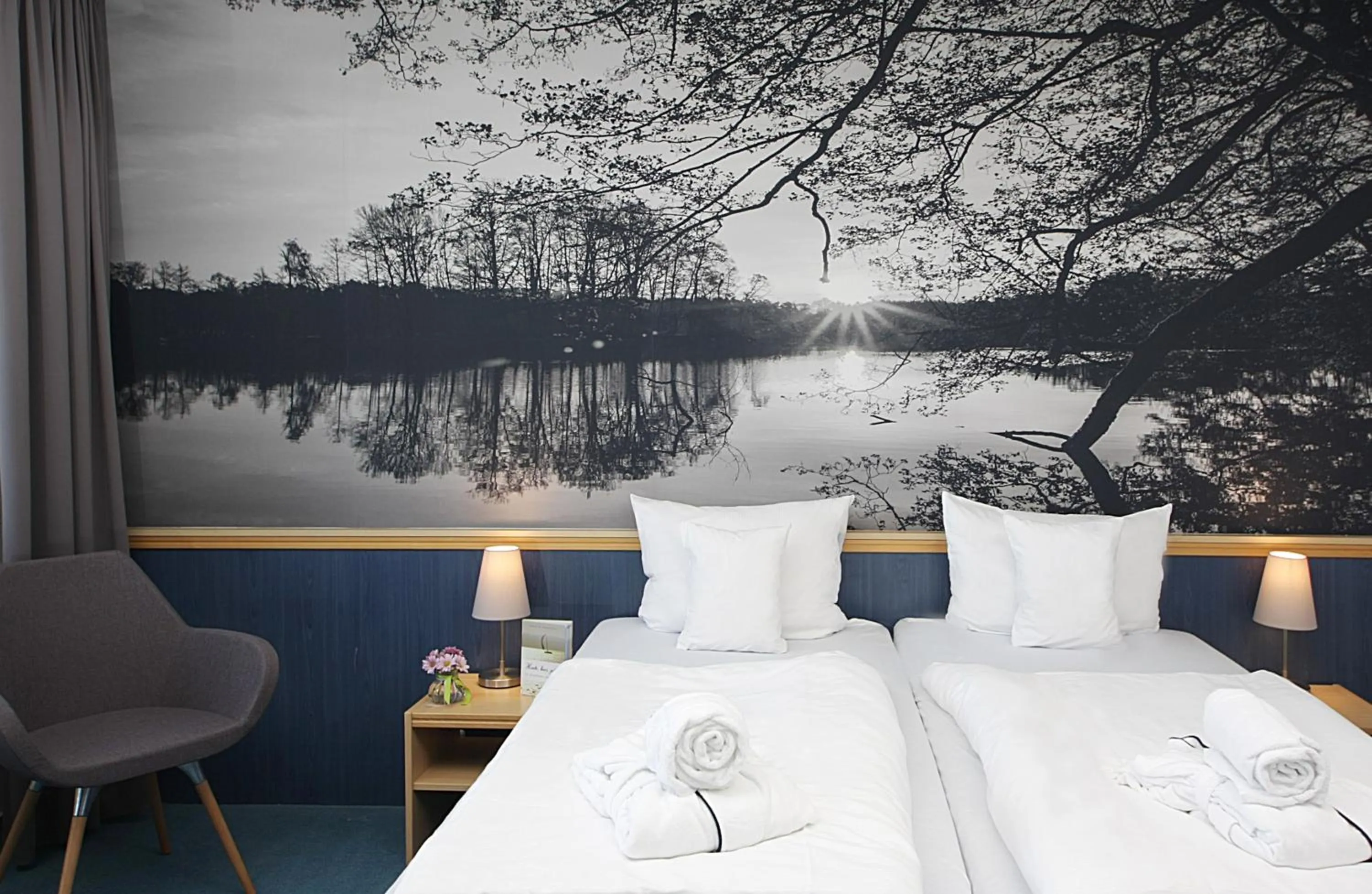 Bed in Hotel Haus Chorin