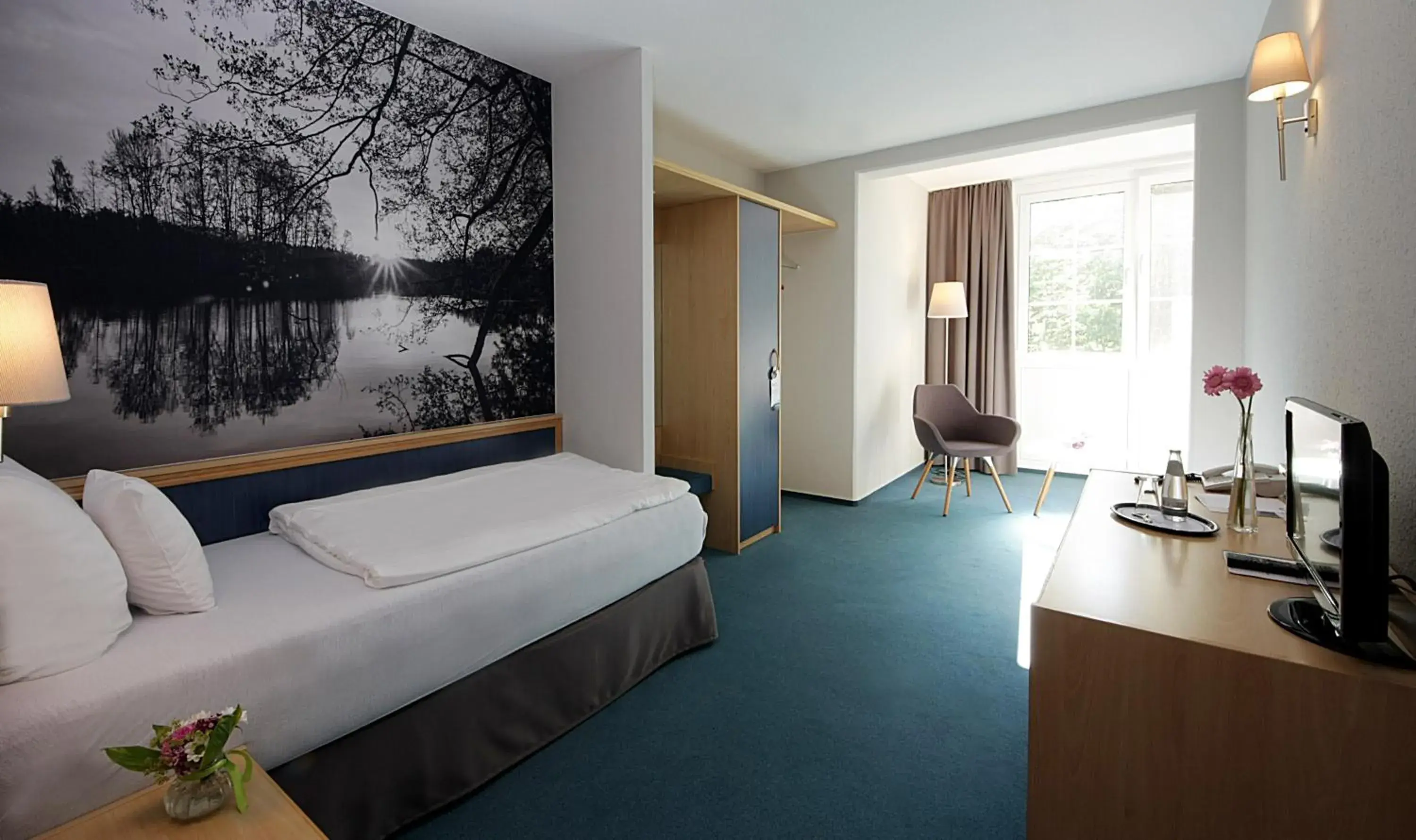 Single Room with Mountain View - single occupancy in Hotel Haus Chorin Single Room with Mountain View - single occupancy in Hotel Haus Chorin