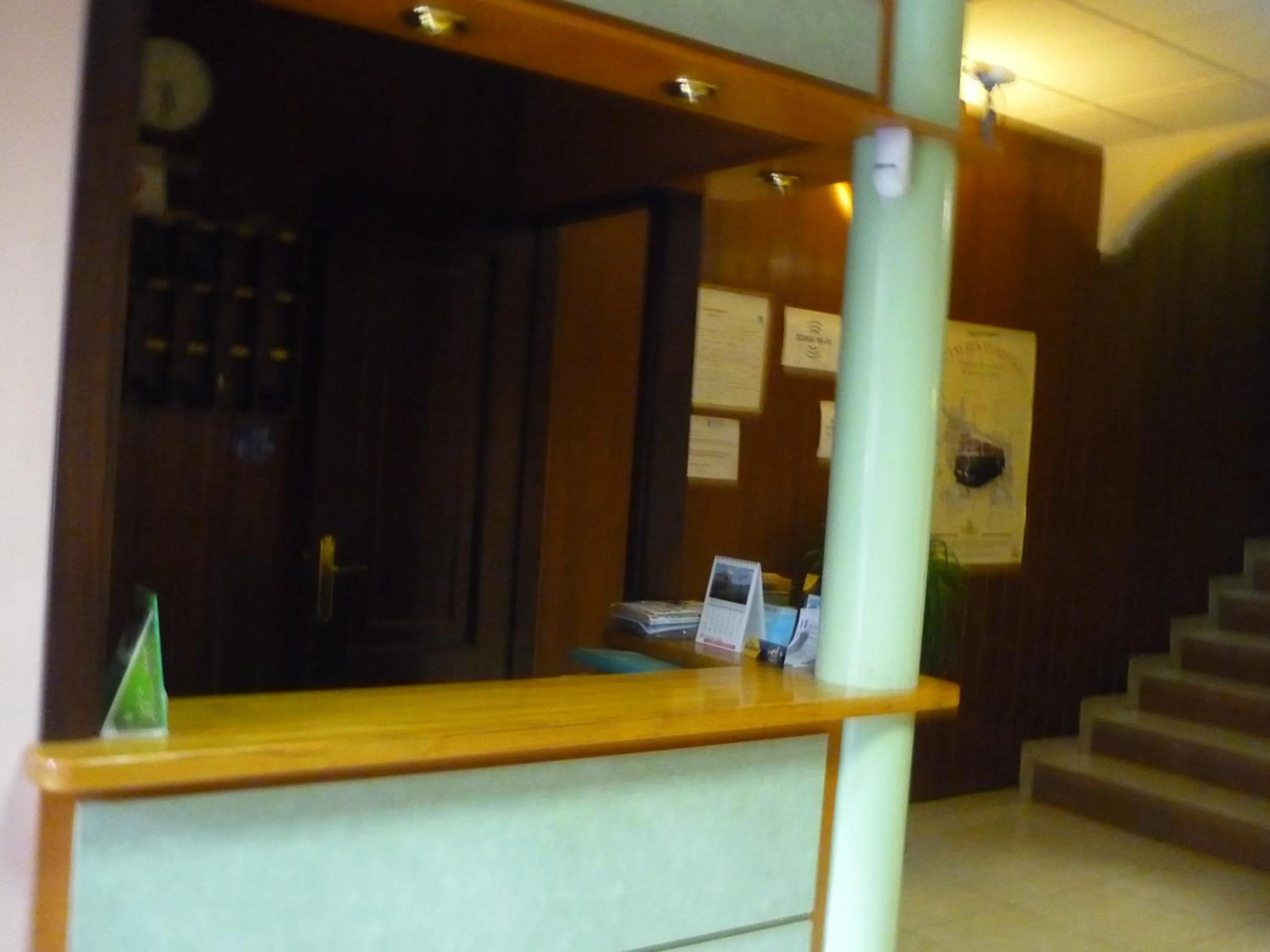 Lobby or reception in Hostal El Centro