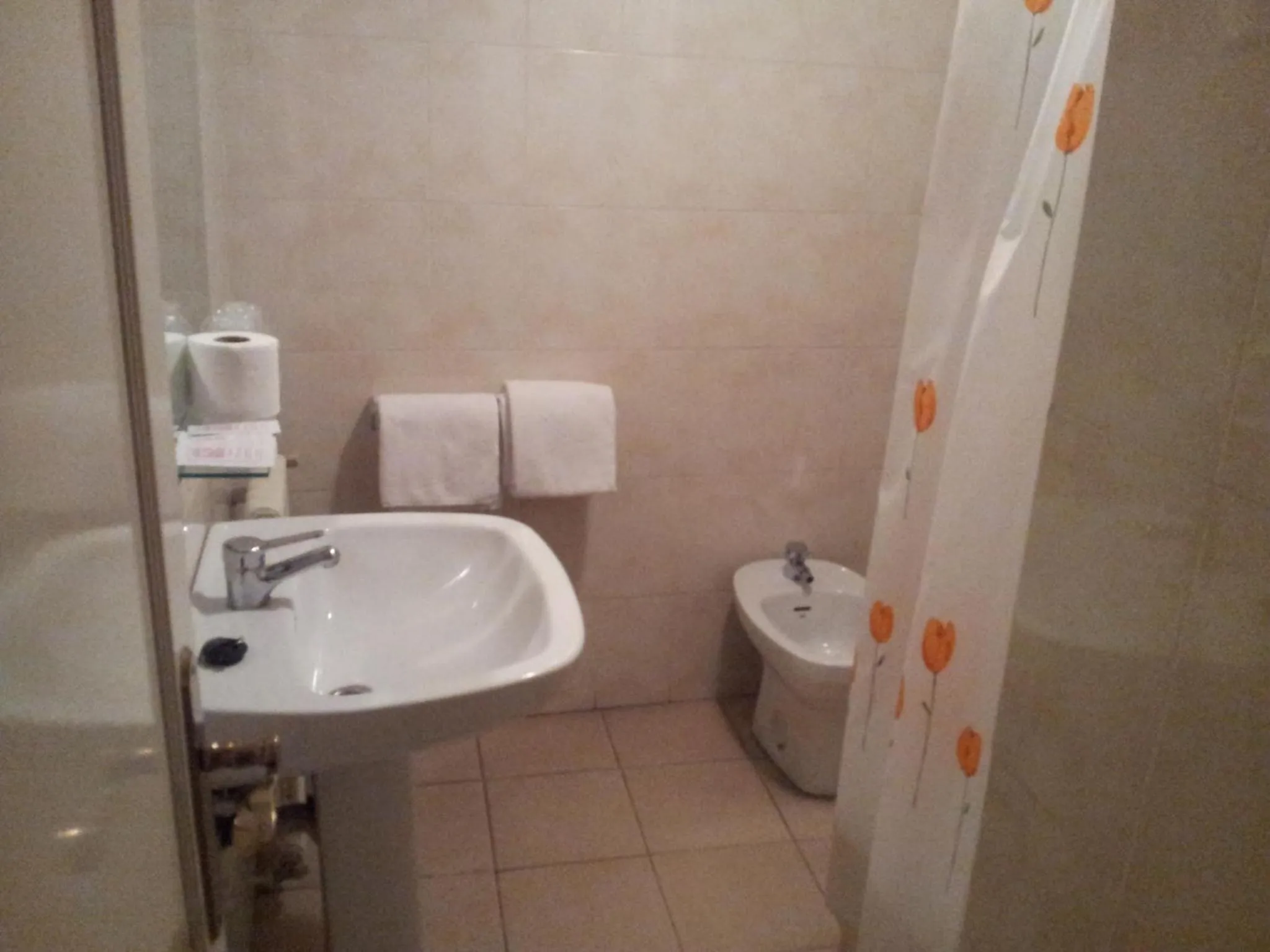 Bathroom in Hostal El Centro