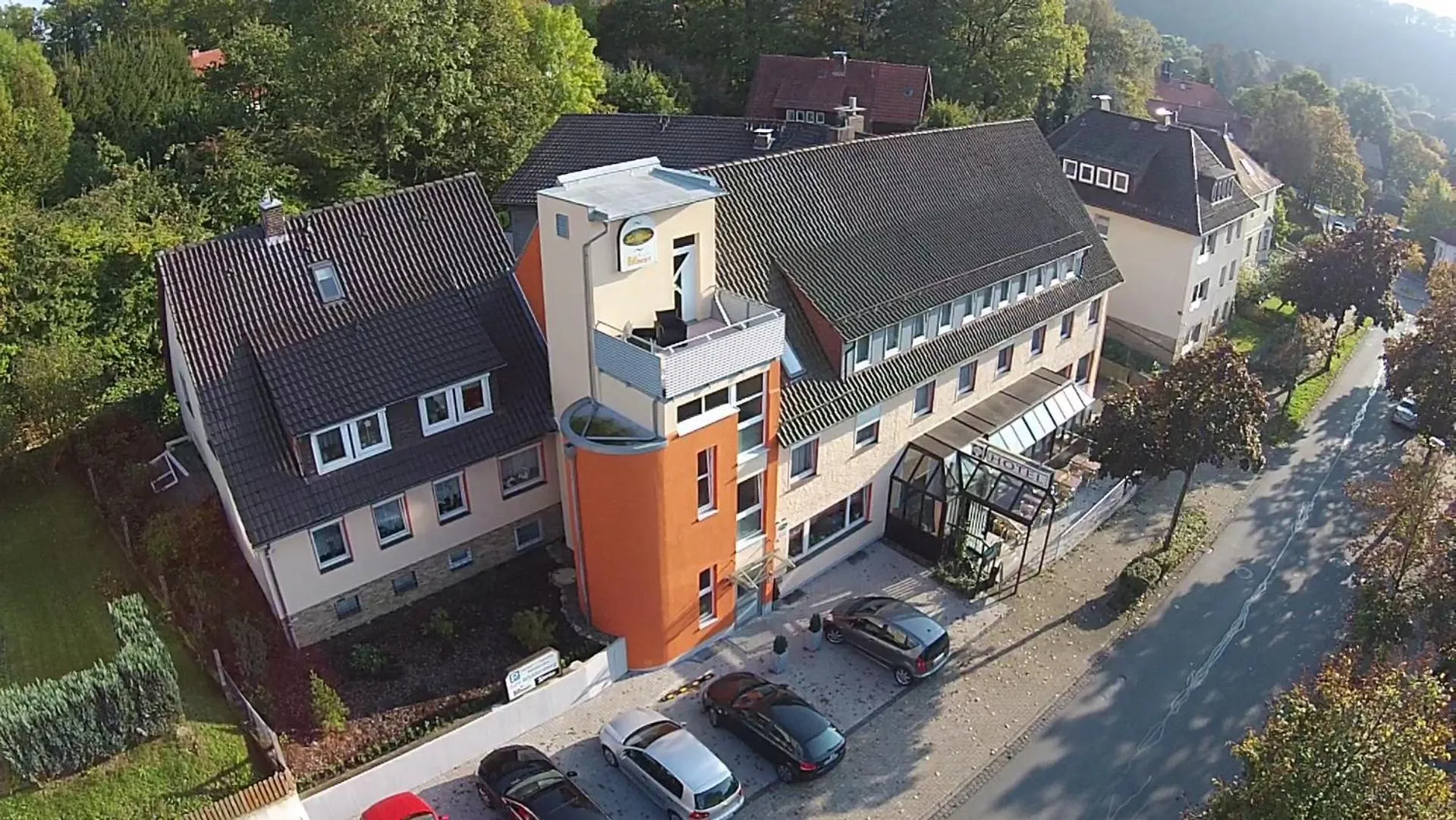 Bird's eye view in Hotel-Restaurant zum Roeddenberg