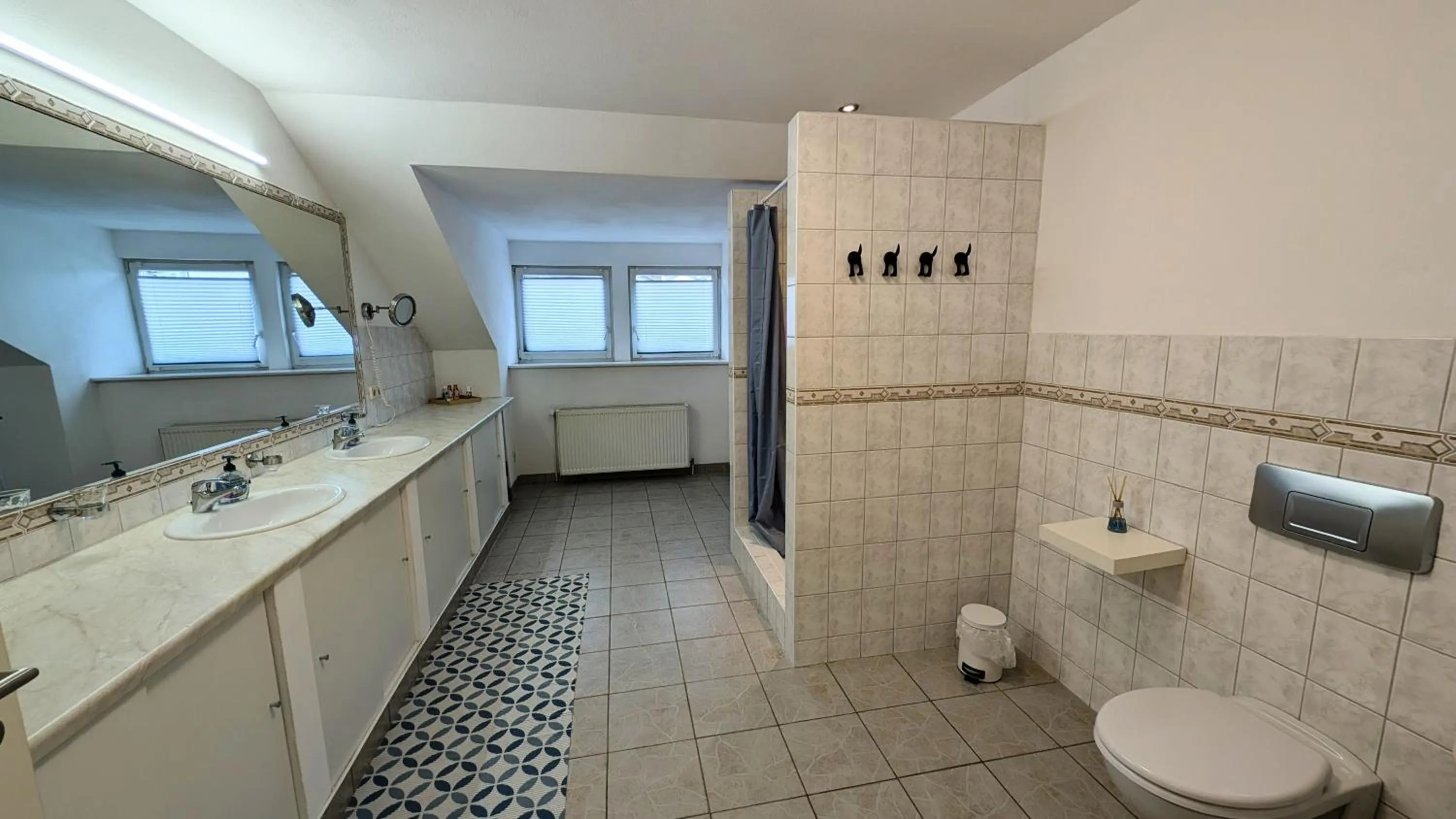 Shower in Hotel Panorama