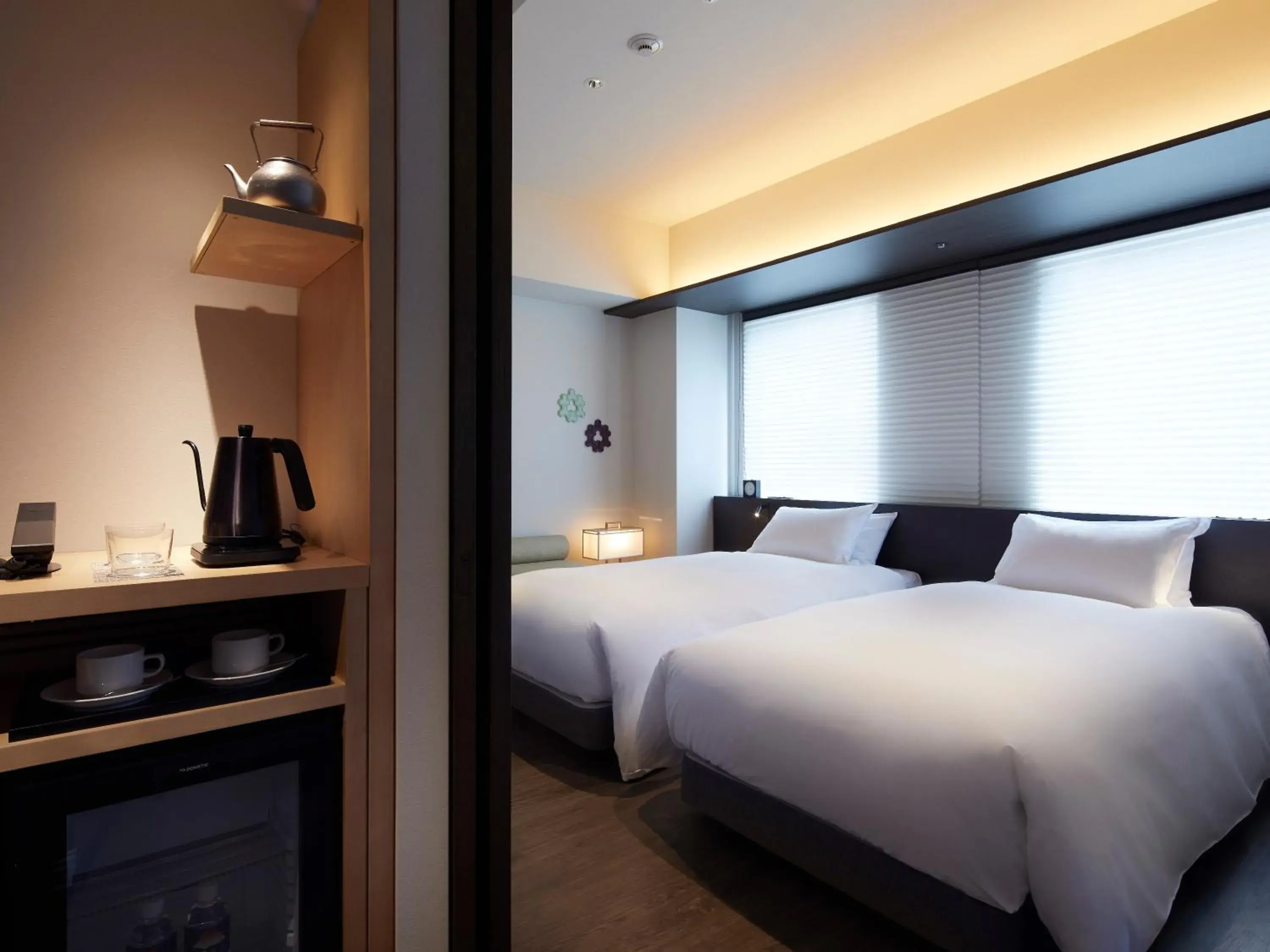 Corner Twin Room - Disability Access in Agora Kyoto Shijo Corner Twin Room - Disability Access in Agora Kyoto Shijo