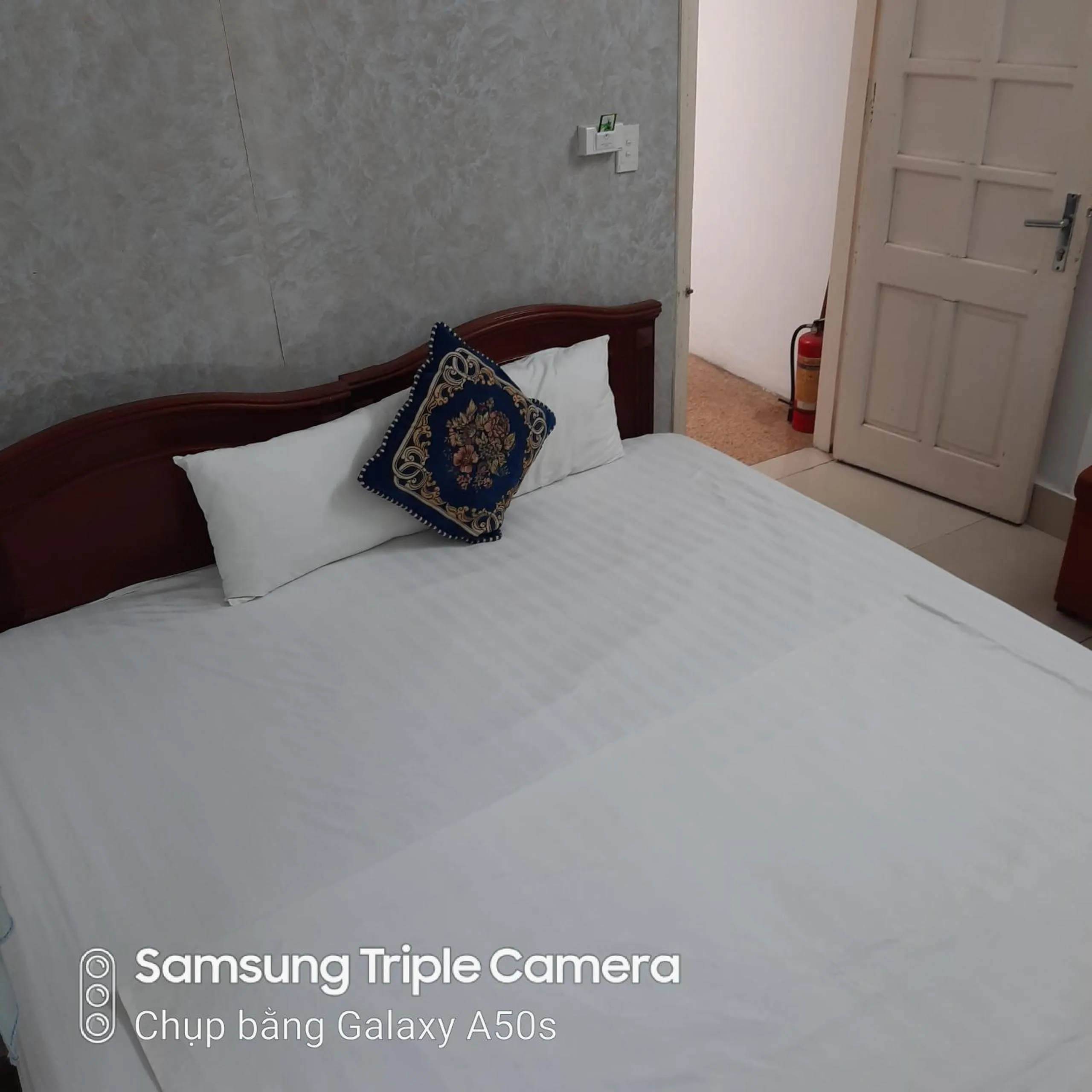 Decorative detail, Bed in Hanoi Carina Hotel