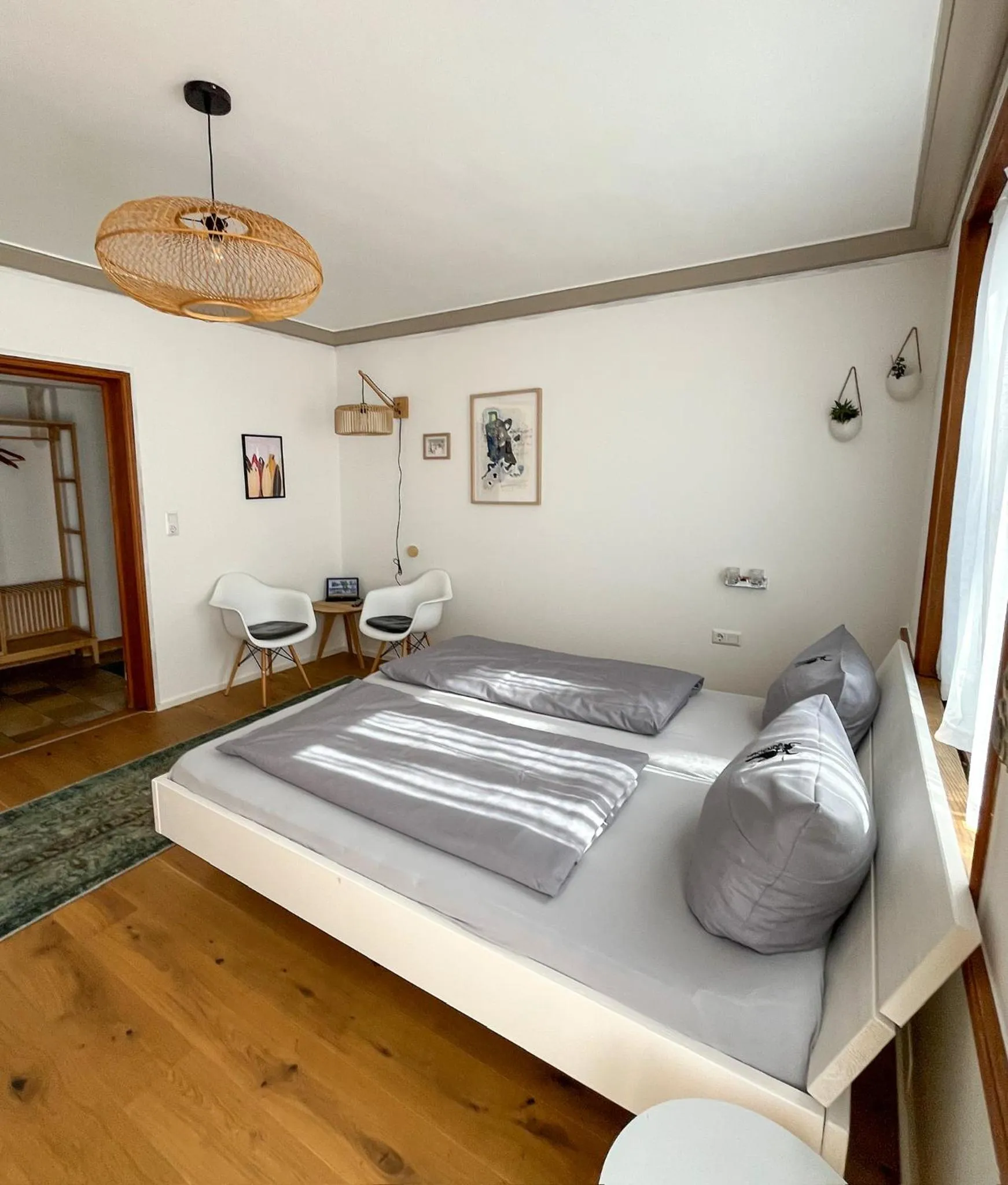 Bedroom, Bed in Hacienda Rooms