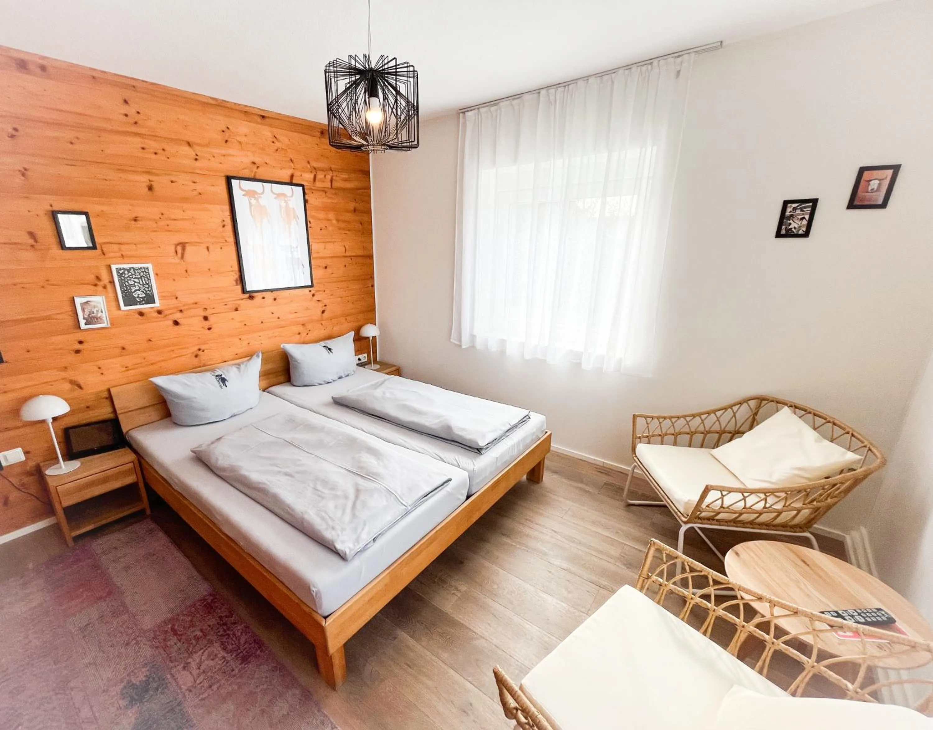 Bedroom, Bed in Hacienda Rooms