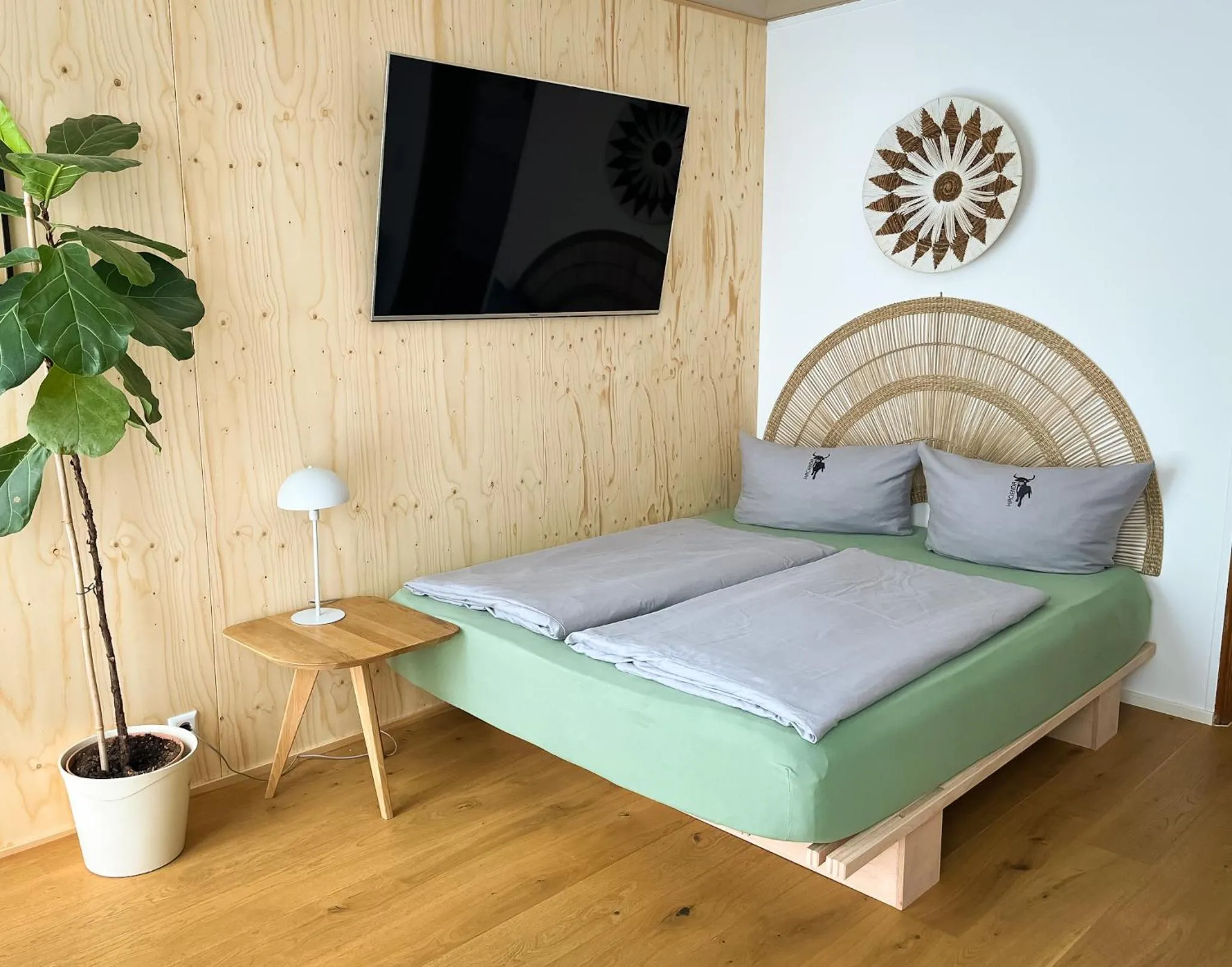 Bedroom, Bed in Hacienda Rooms