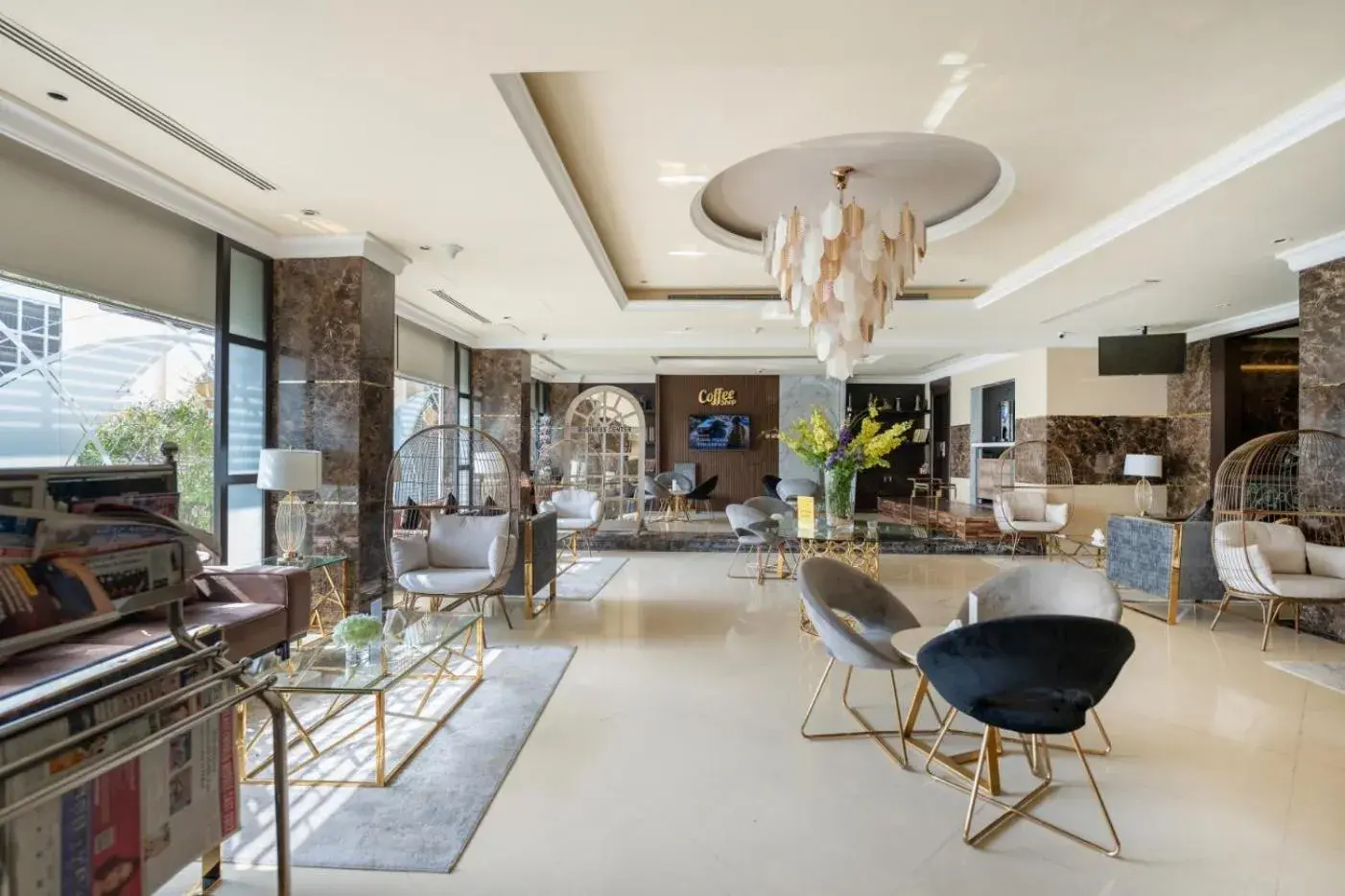 Lobby or reception in Al Khaleej Palace Deira Hotel Lobby or reception in Al Khaleej Palace Deira Hotel