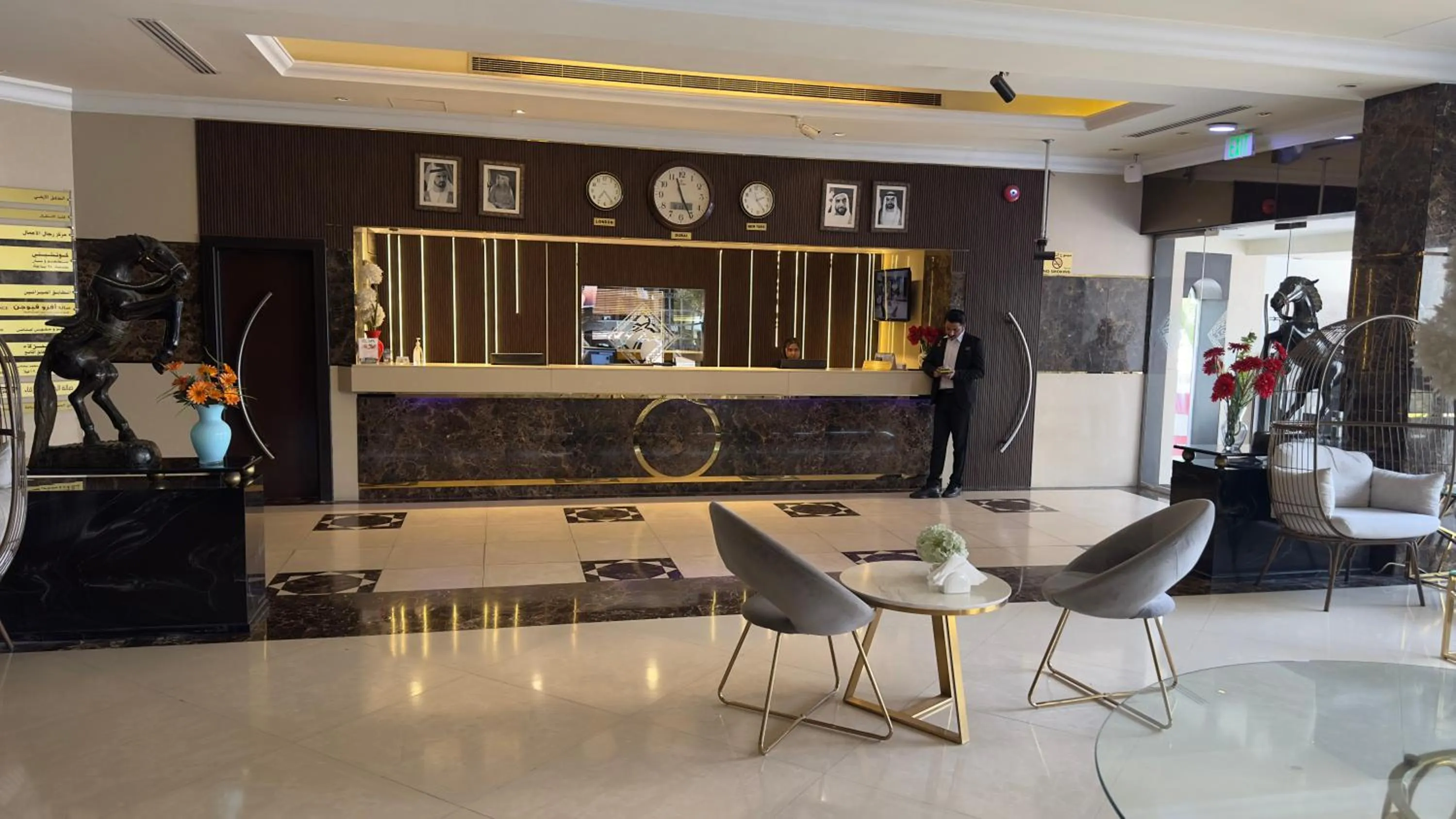 Lobby or reception in Al Khaleej Palace Deira Hotel