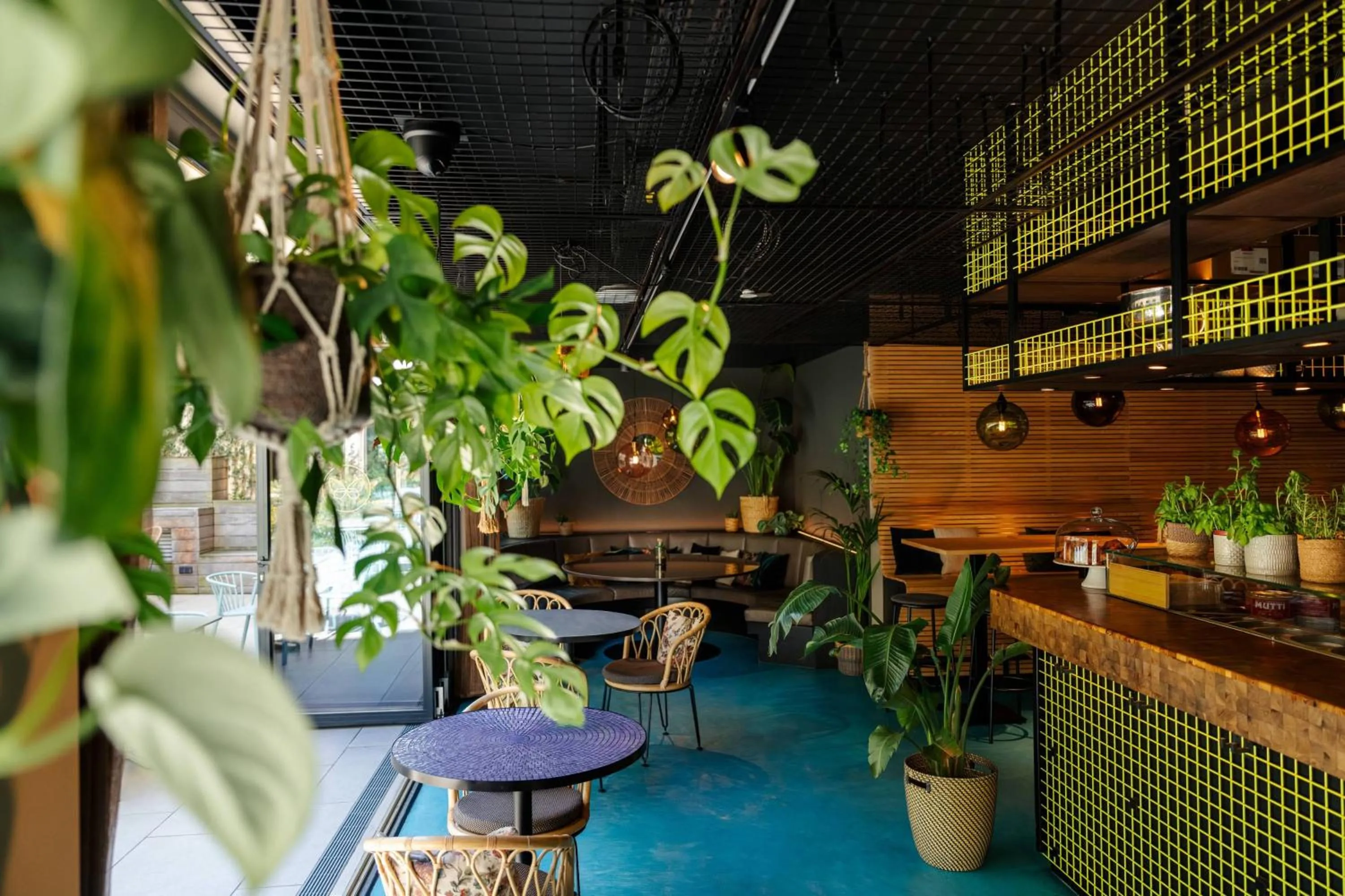 Seating area in Cocoon Sendlinger Tor