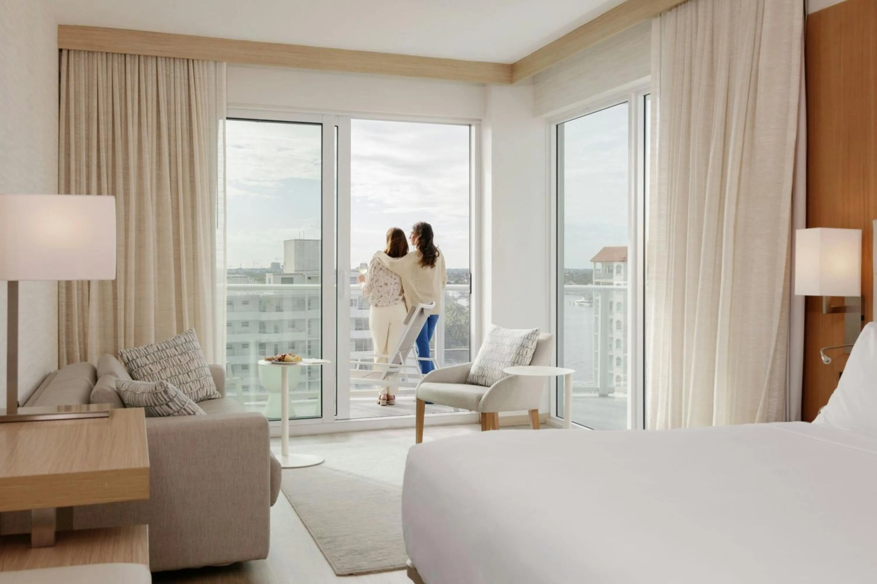 Photo of the whole room, Bed in AC Hotel by Marriott Fort Lauderdale Beach
