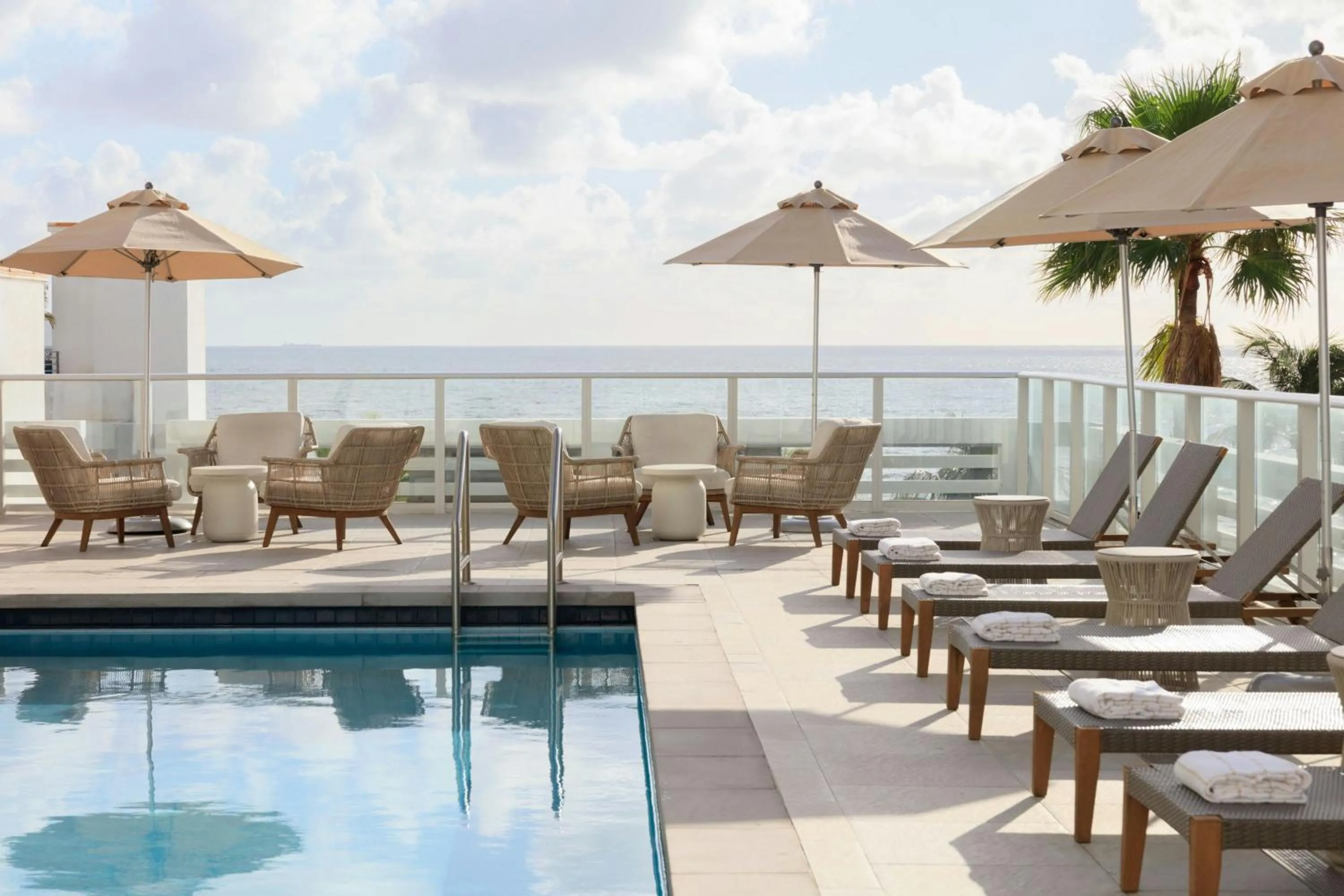 Swimming pool in AC Hotel by Marriott Fort Lauderdale Beach