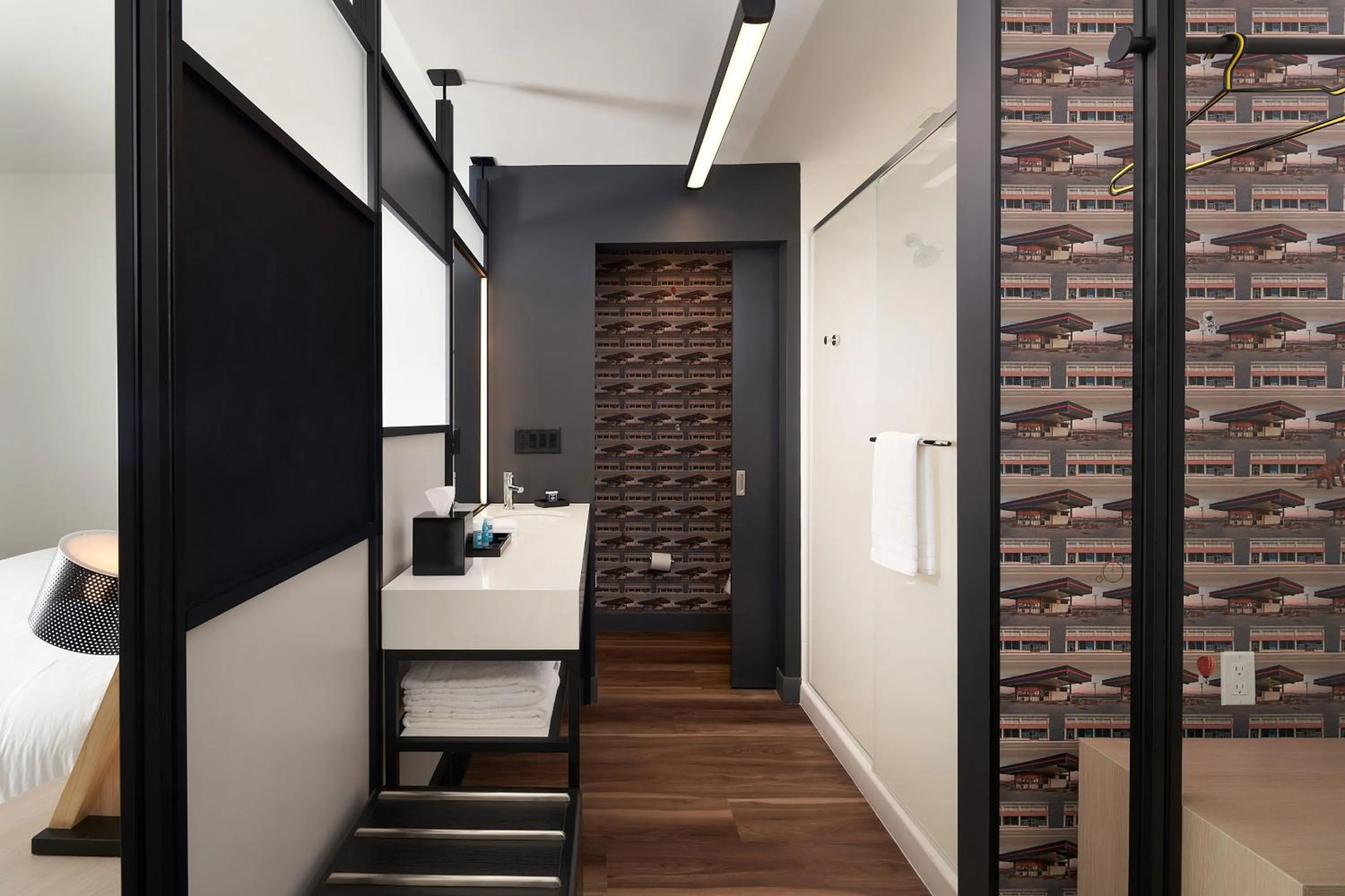 Bathroom in Aloft Orlando International Drive by Marriott