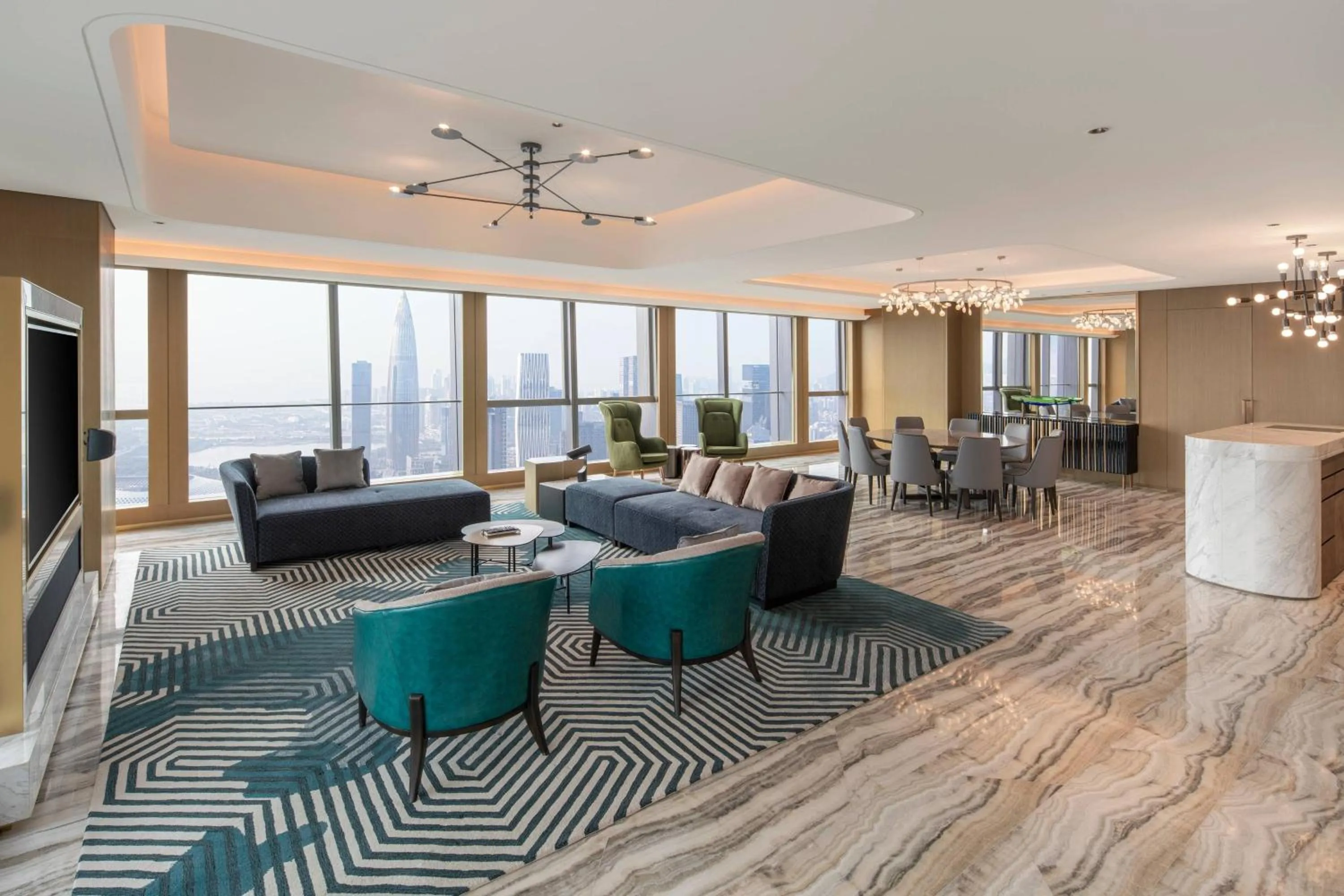 Living room in Renaissance Shenzhen Bay Hotel