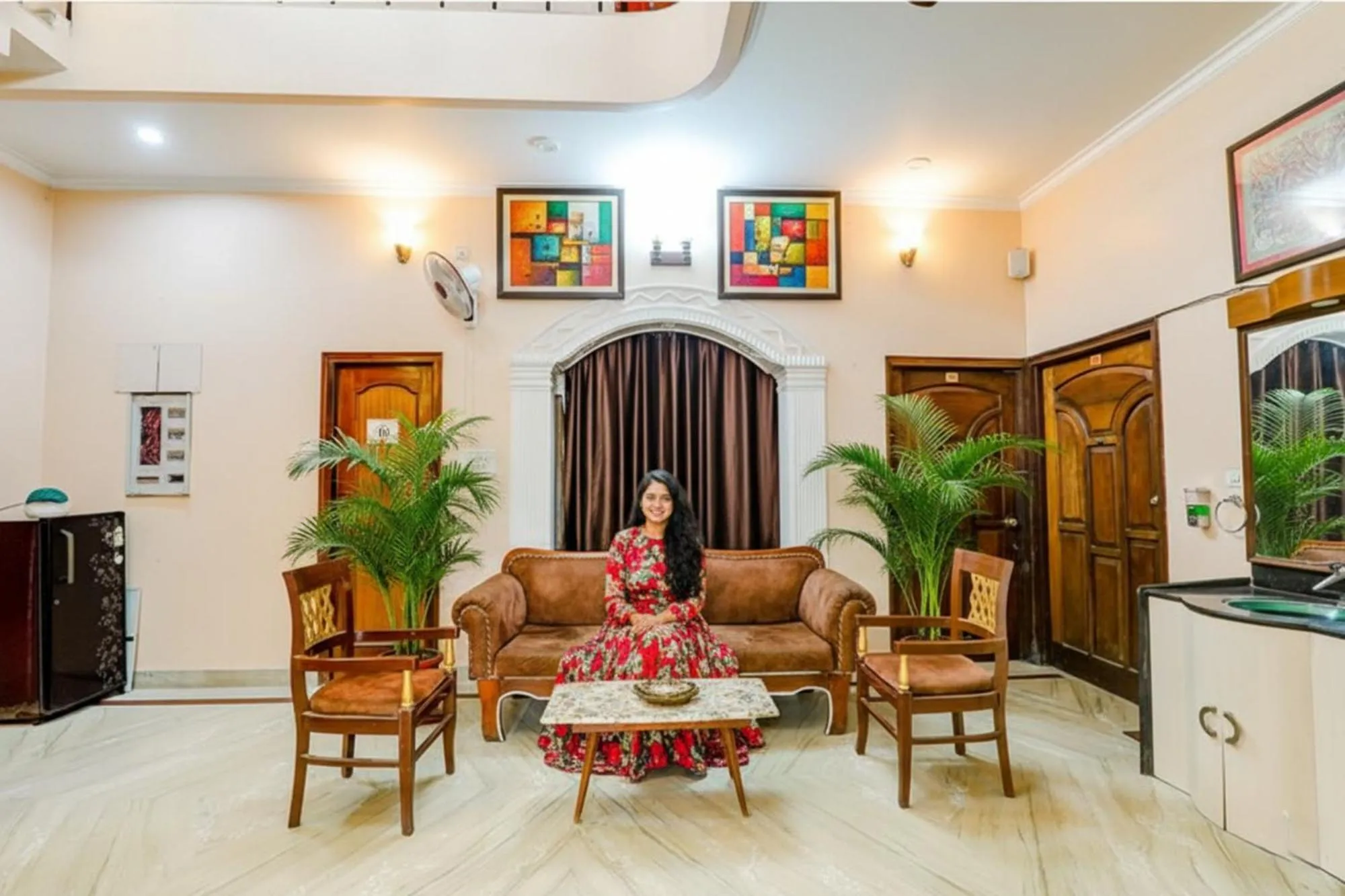 Living room in FabHotel Raka Inn