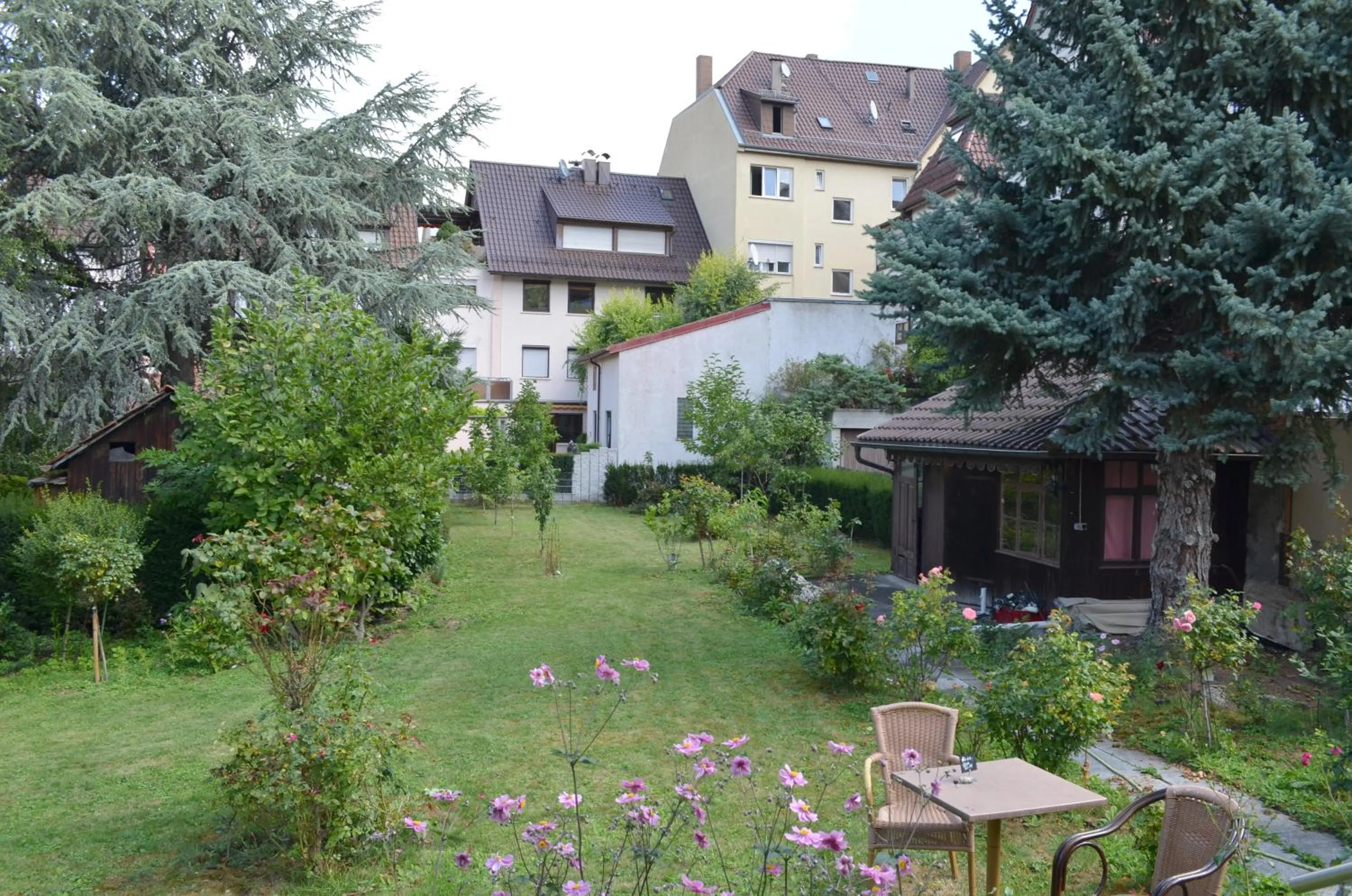 Garden view in Hotel Ochsen Stuttgart