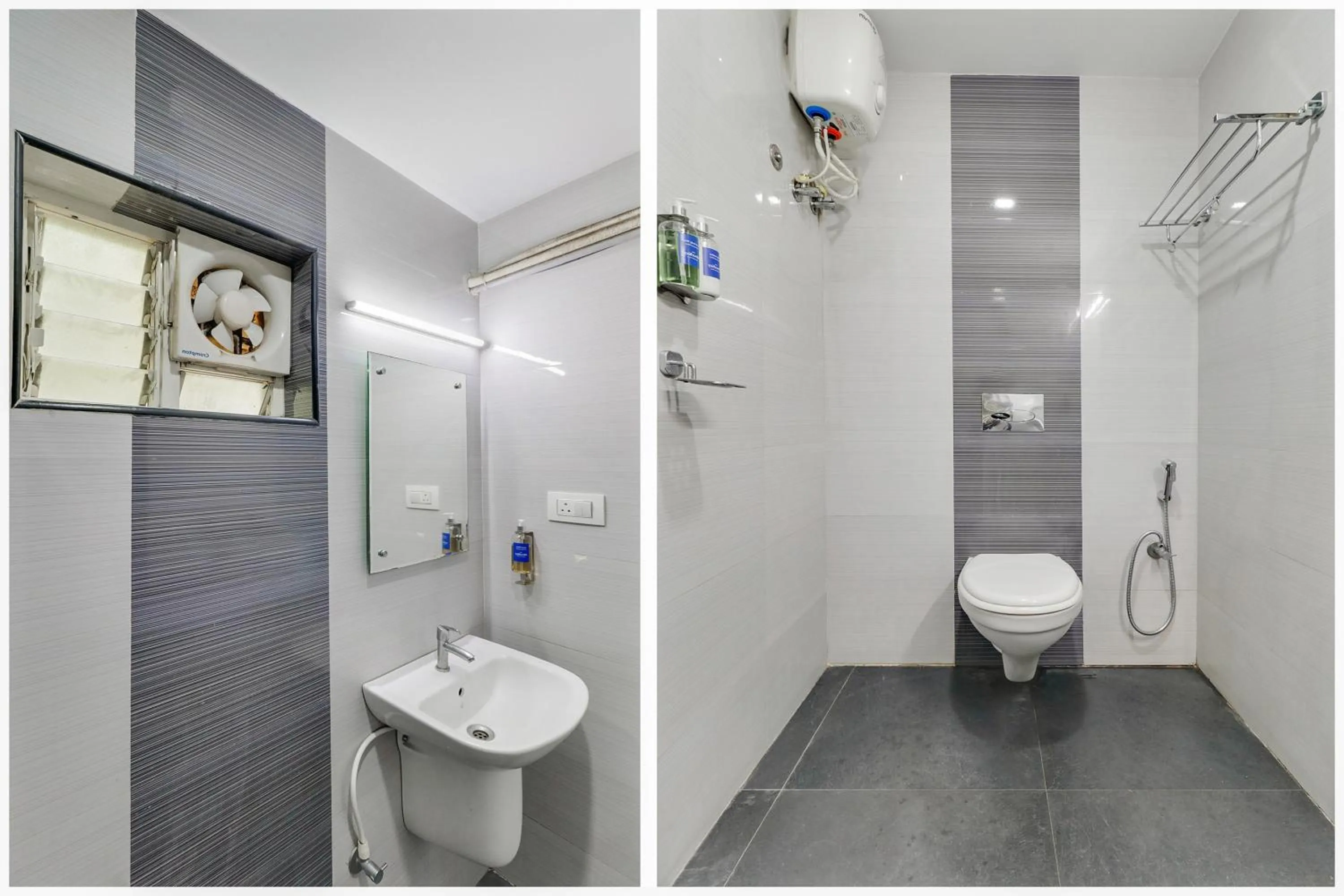 Bathroom in Super Hotel O Stay Inn Maharani Peta