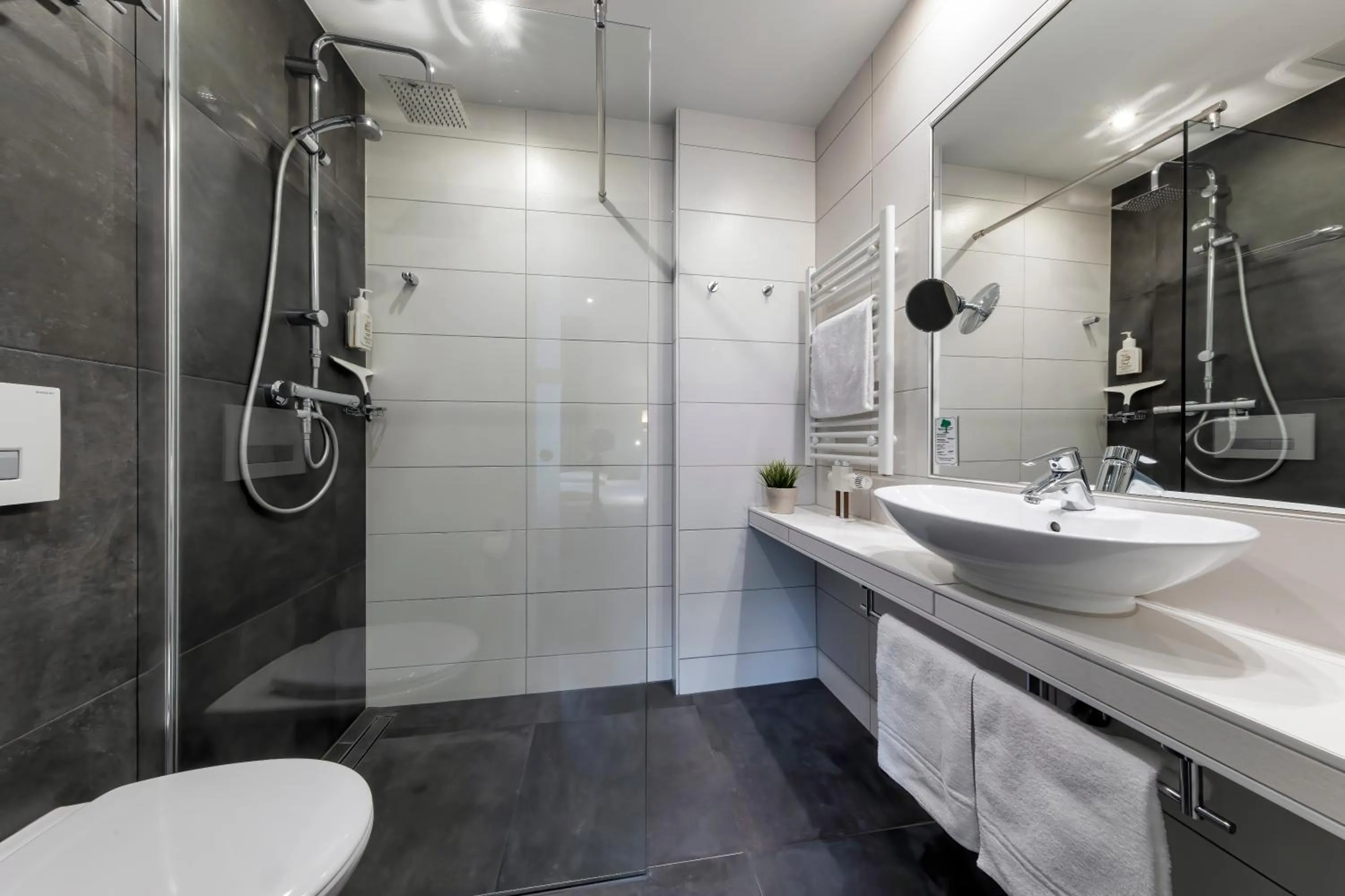 Bathroom in AKZENT Hotel Restaurant Roter Ochse Rhens bei Koblenz