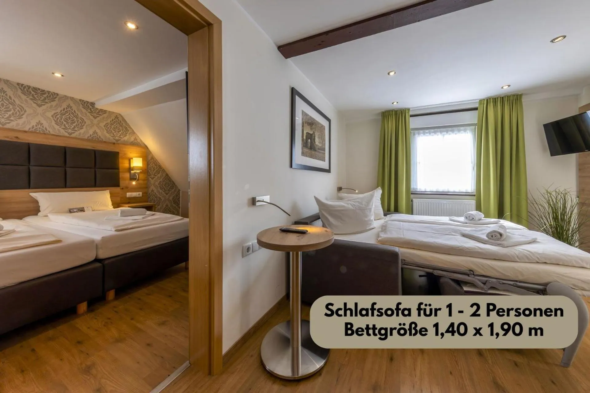 Bed in AKZENT Hotel Restaurant Roter Ochse Rhens bei Koblenz