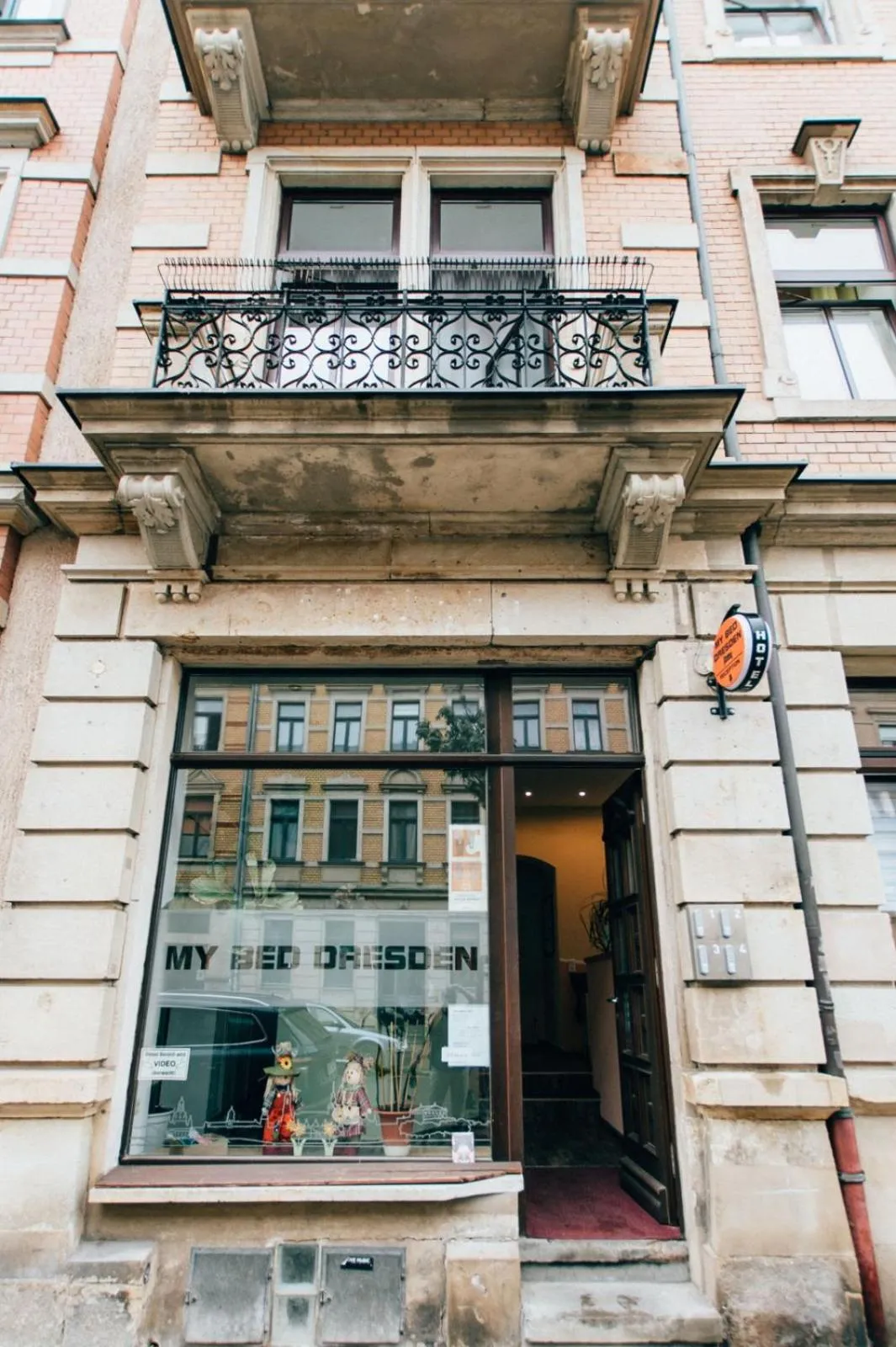 Property building in Hotel My Bed Dresden