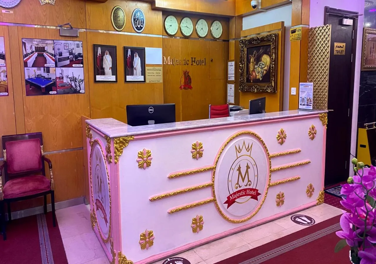 Lobby or reception in Majestic Hotel