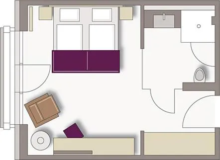 Floor plan in Hotel Exquisit
