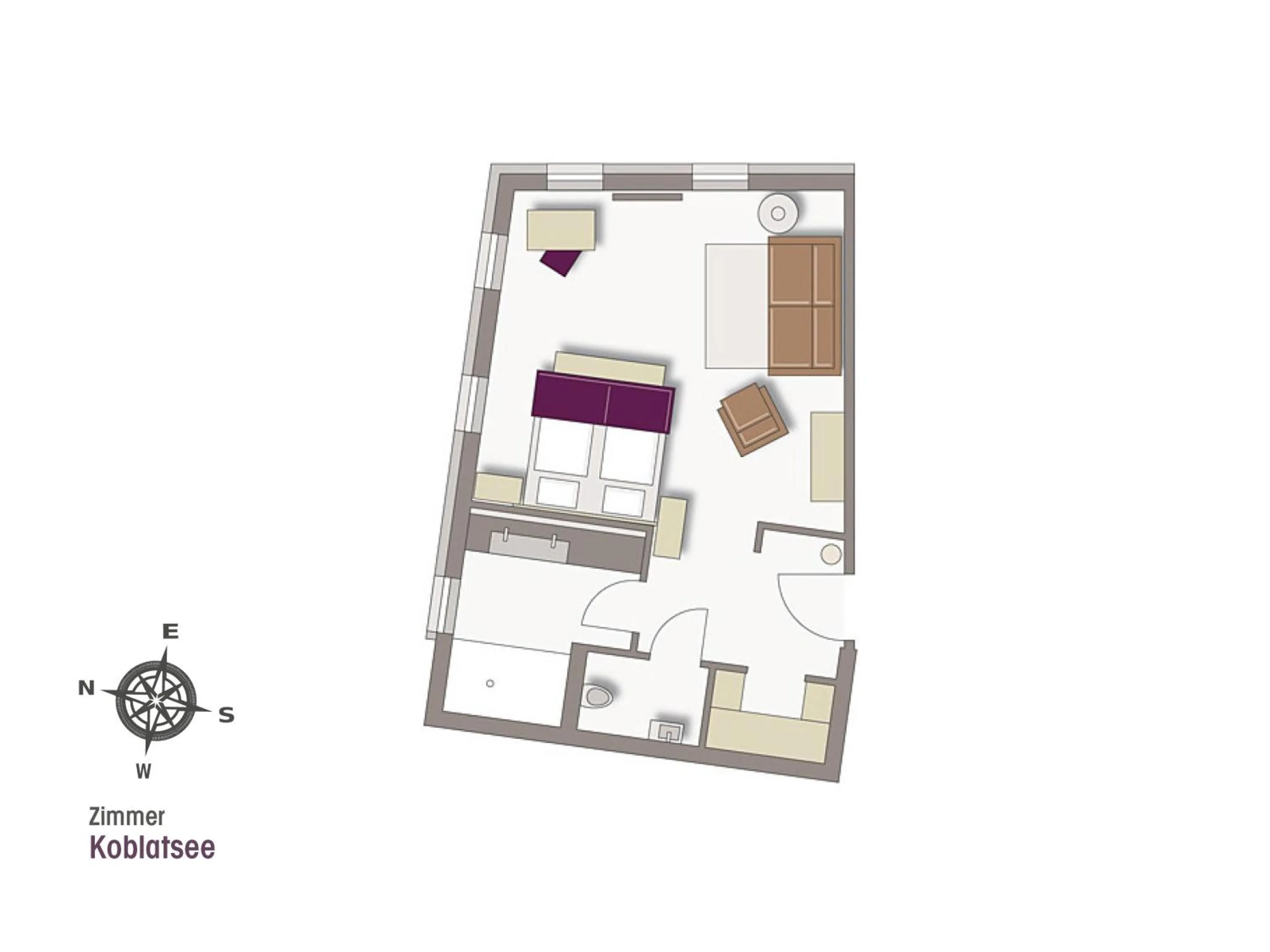 Floor plan in Hotel Exquisit
