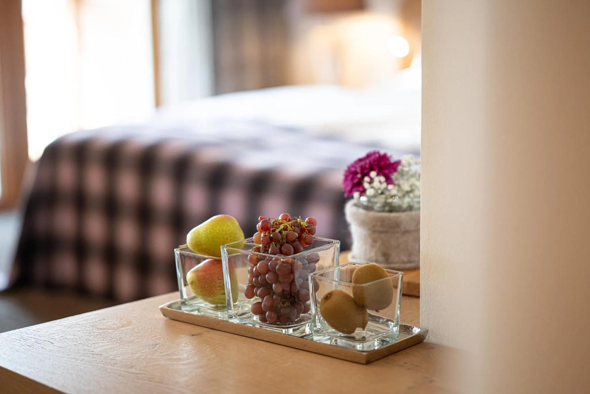 Decorative detail, Bed in Hotel Exquisit