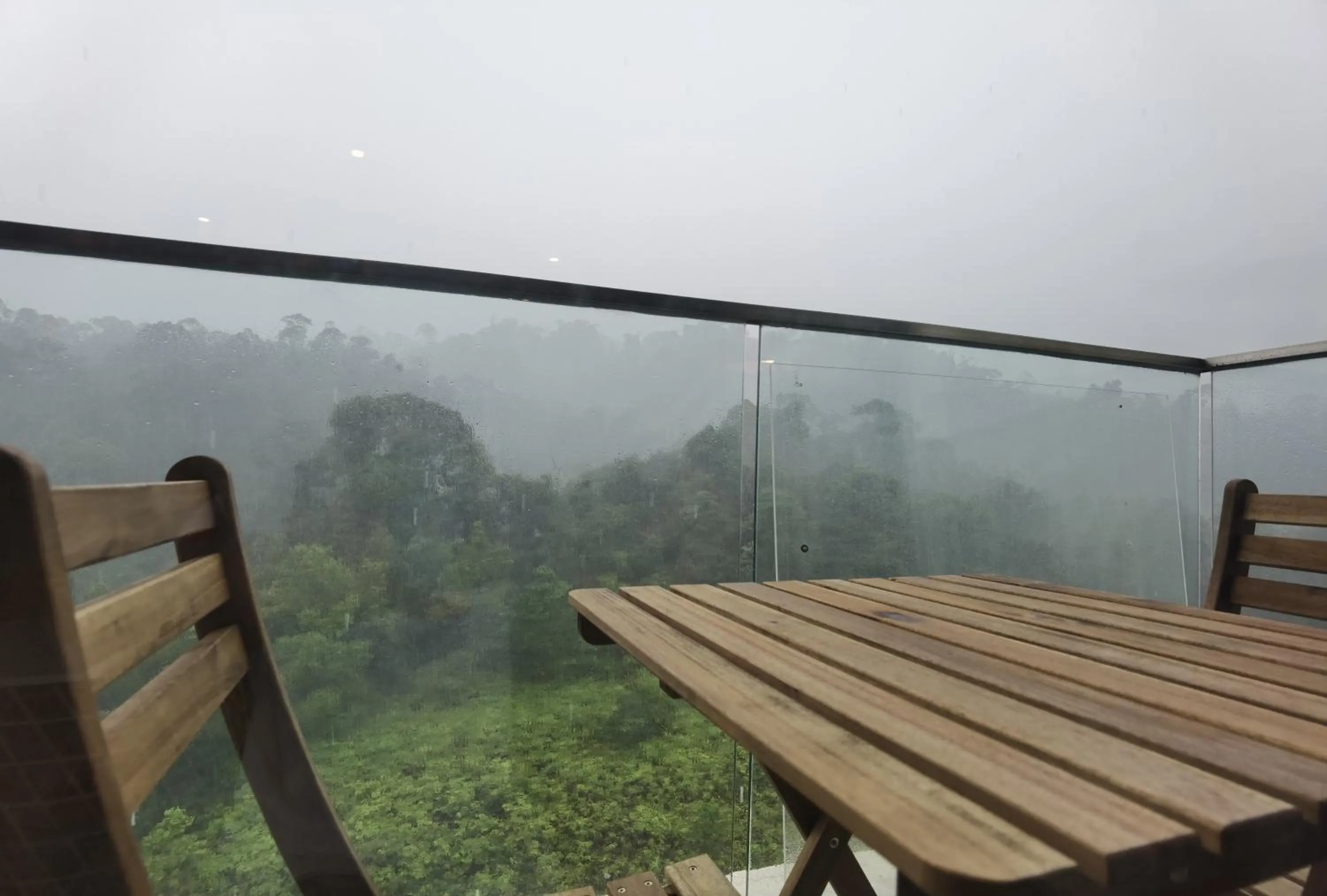 Balcony/Terrace in The Bear@Midhill Genting Highlands (Free WiFi)
