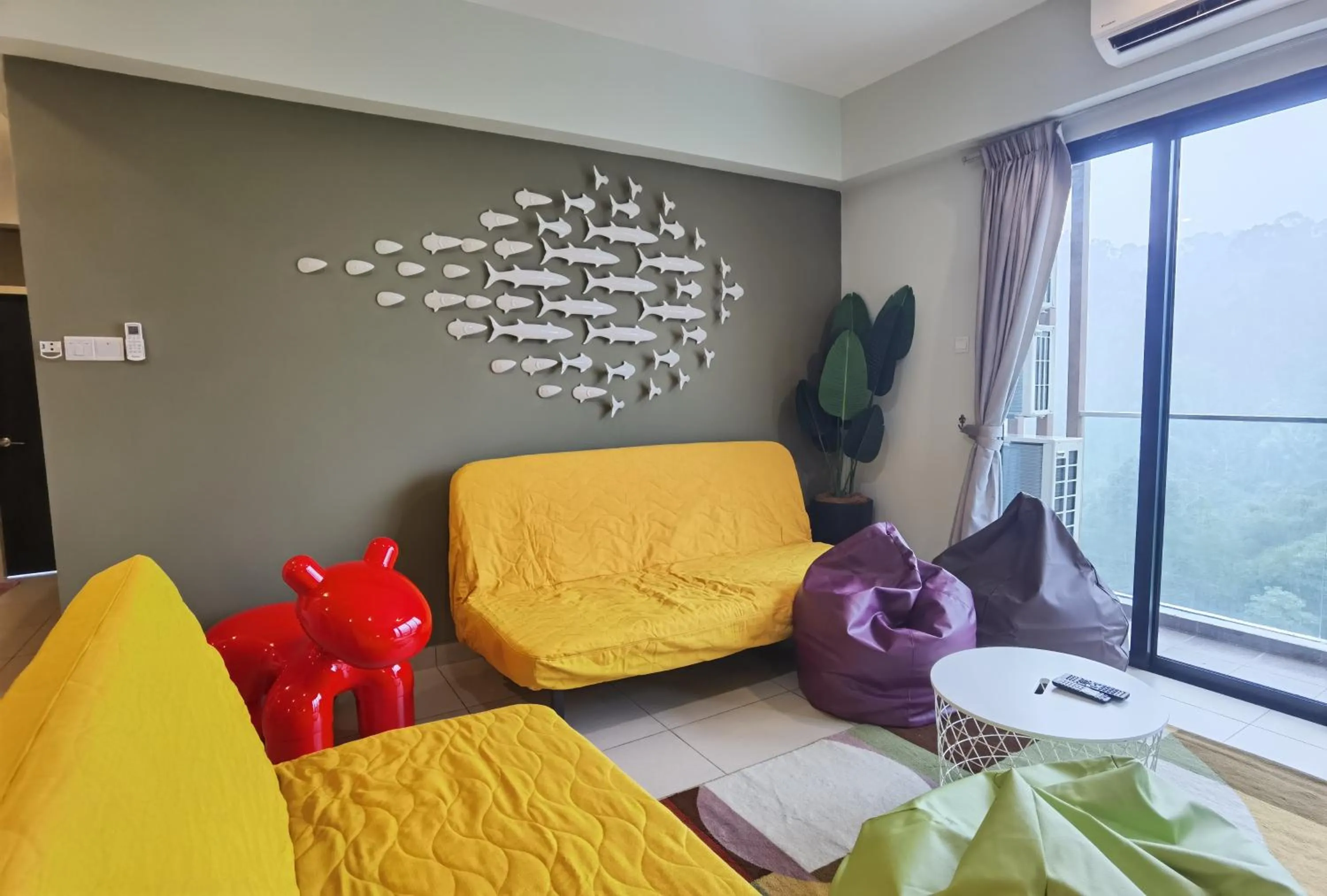 Living room in The Bear@Midhill Genting Highlands (Free WiFi)