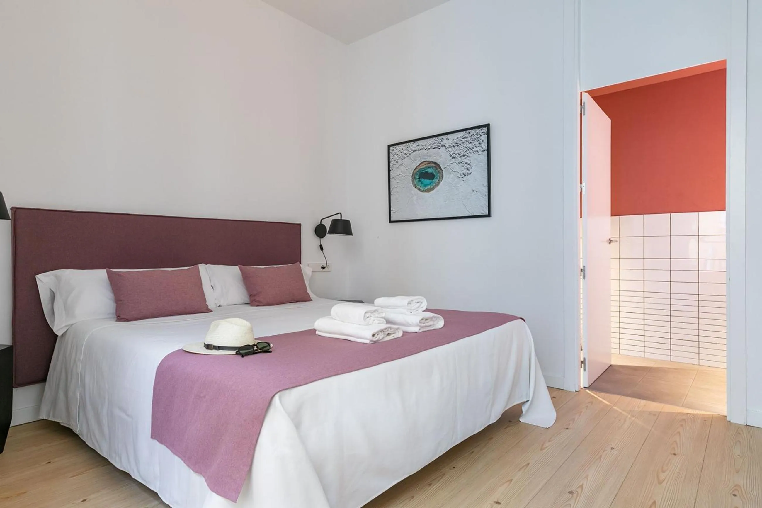 Bed in Holiday Rentals Los Salados