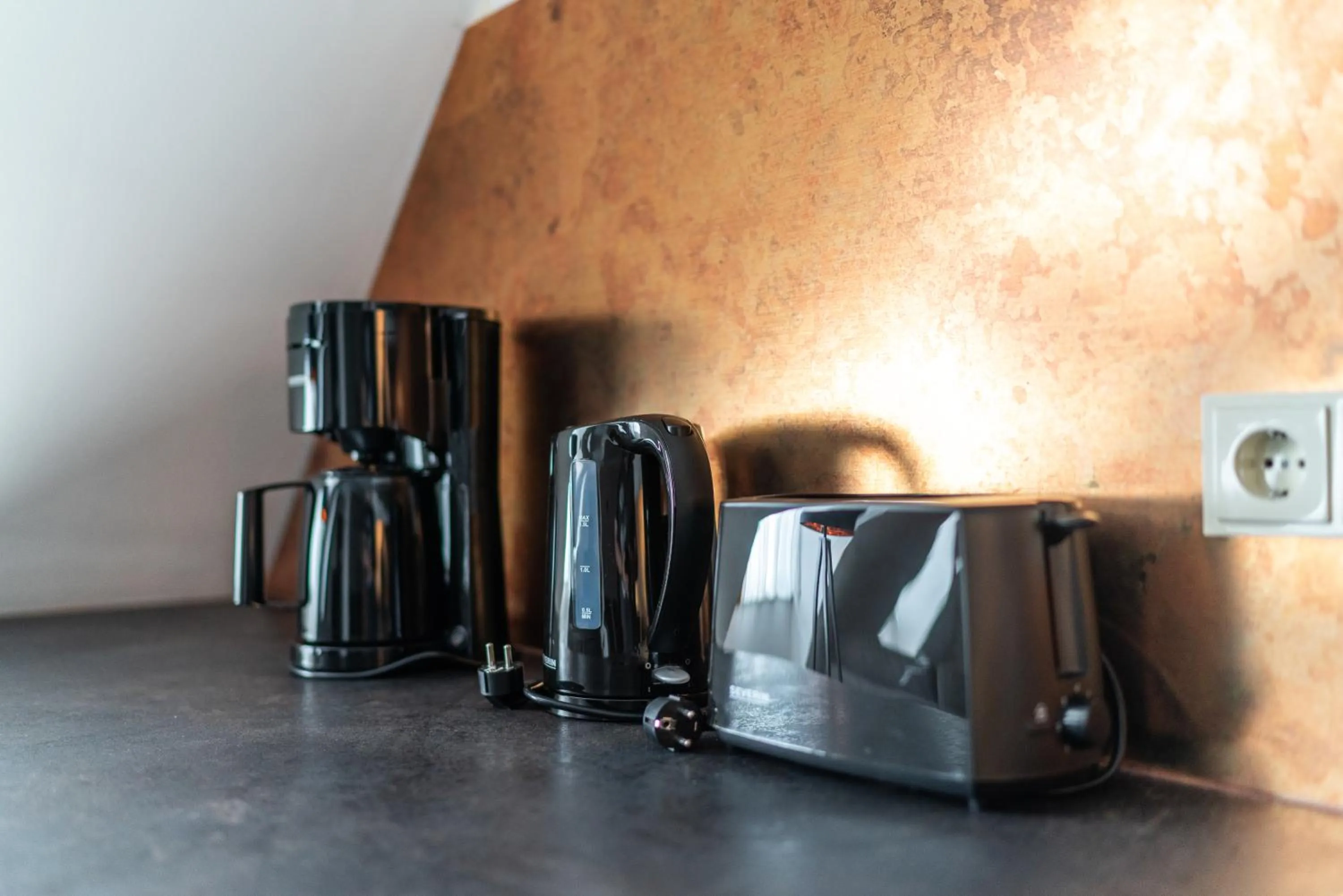 Kitchen or kitchenette in Aparthotel Neumarkt