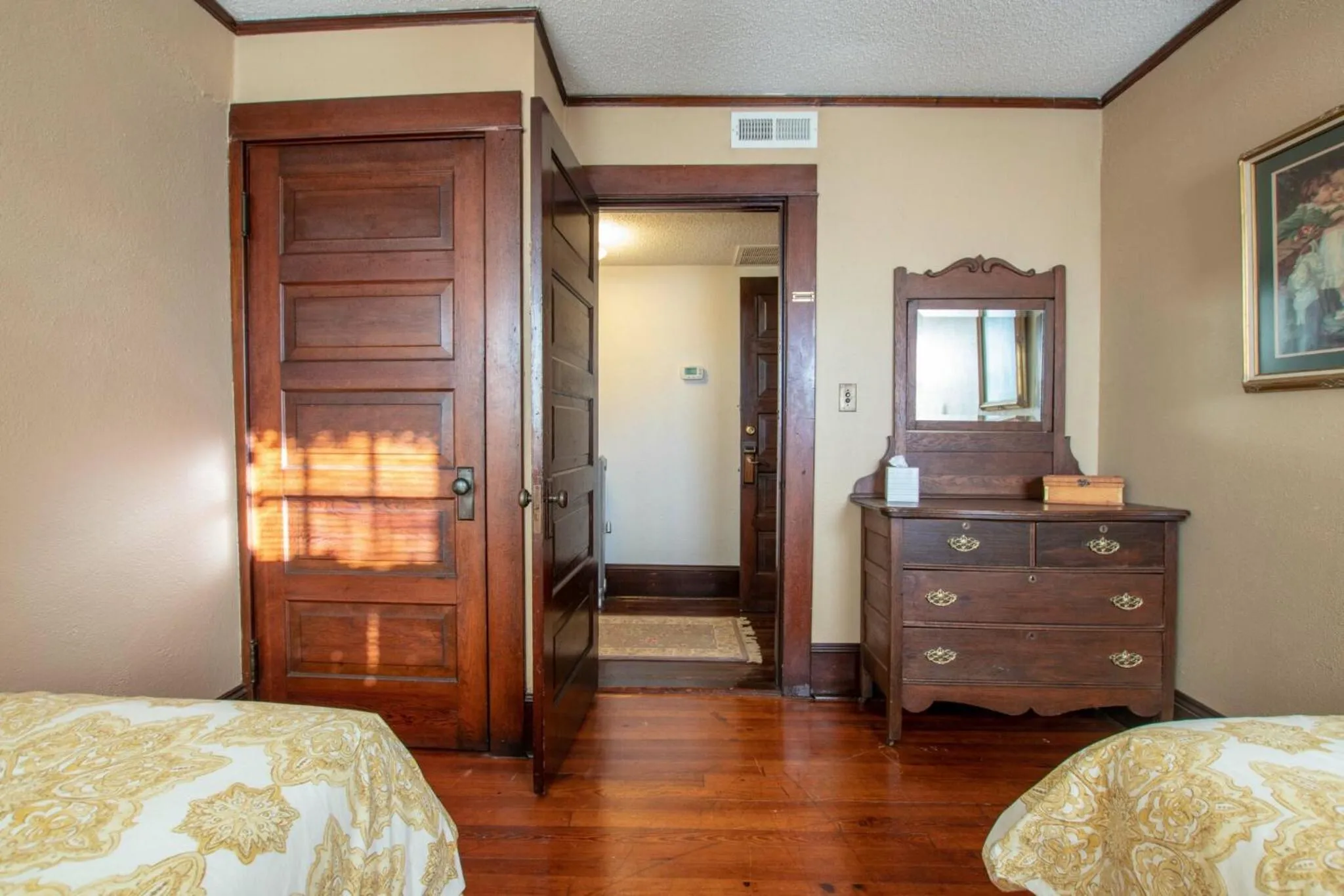 Bed in 1913 Badin Inn