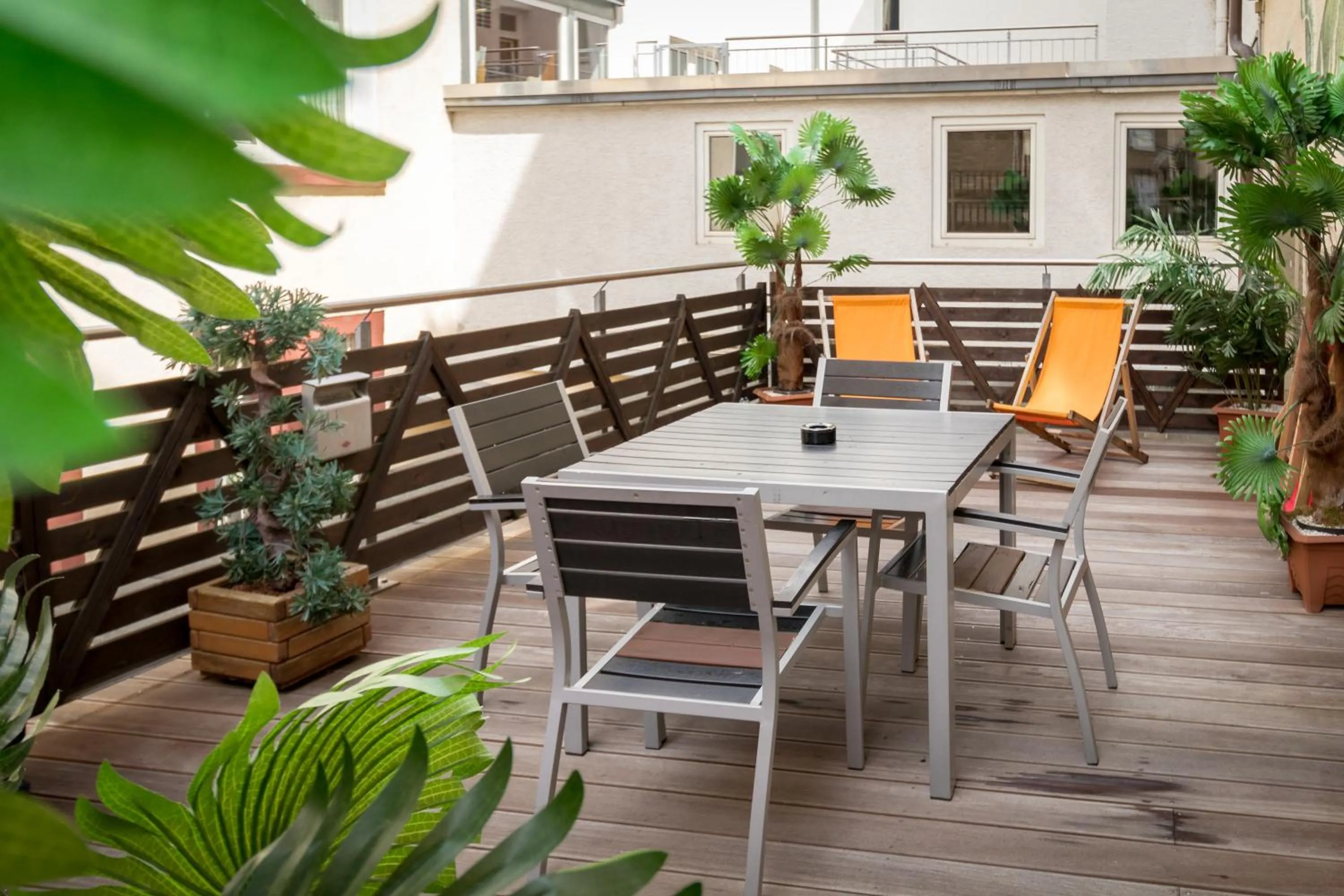 Patio in Hostel Alex 30