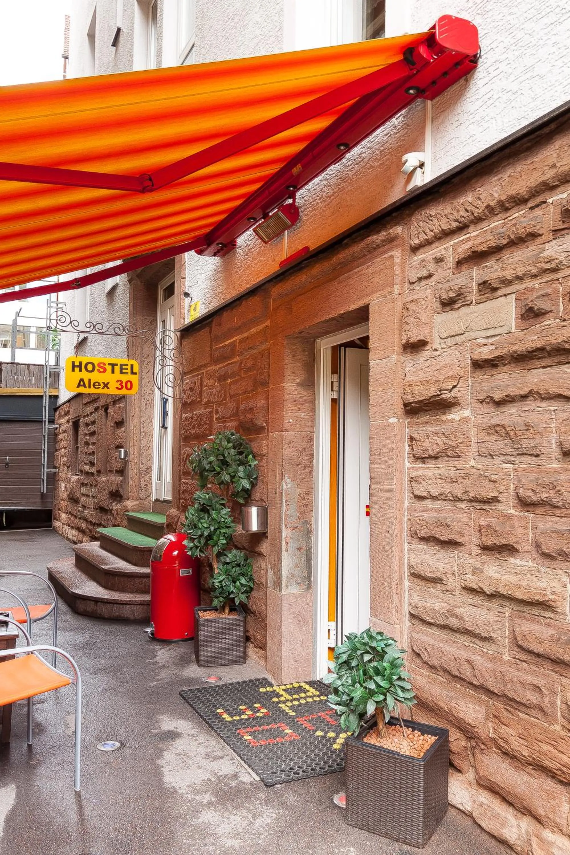 Decorative detail in Hostel Alex 30