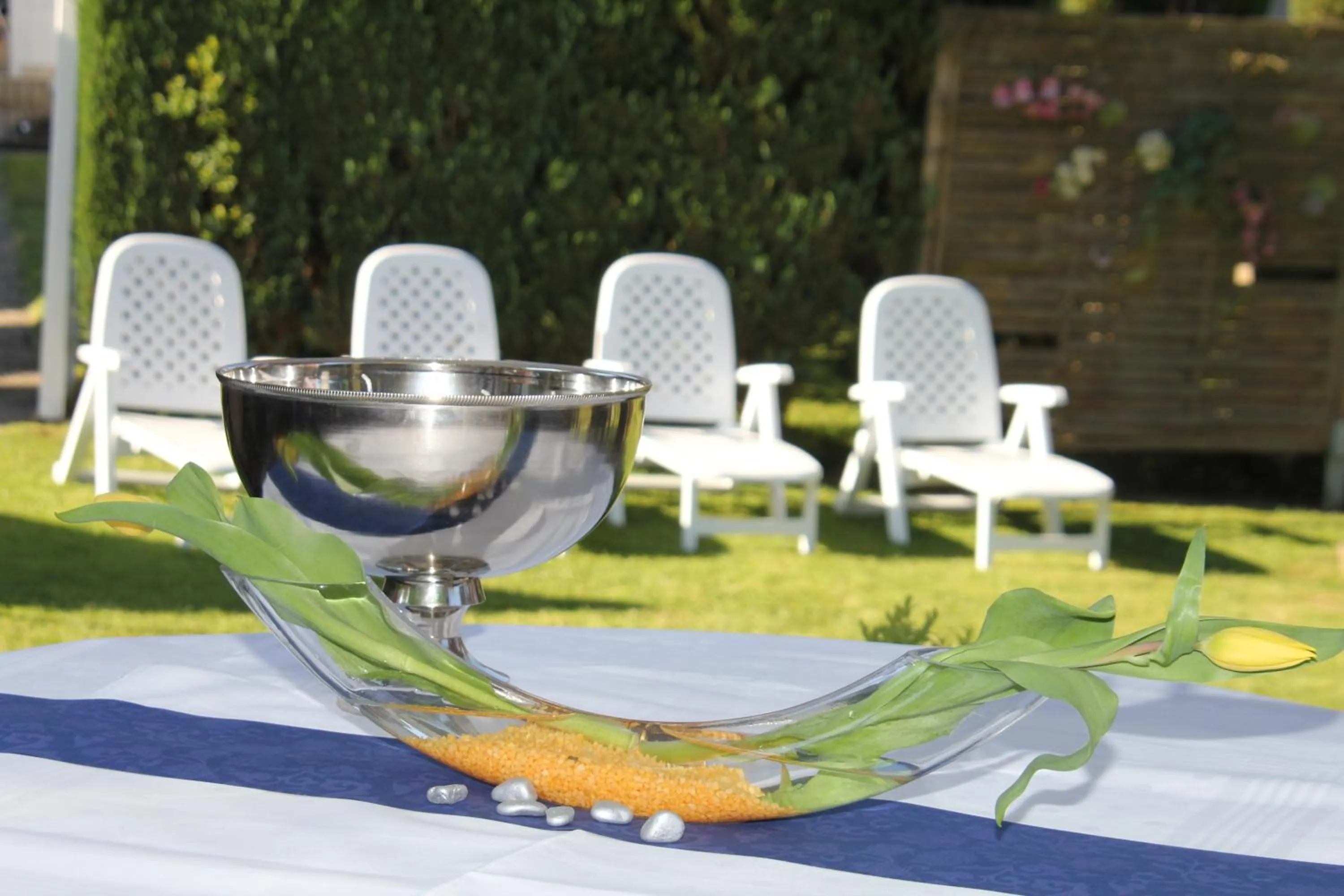 Garden view in Hotel Irene