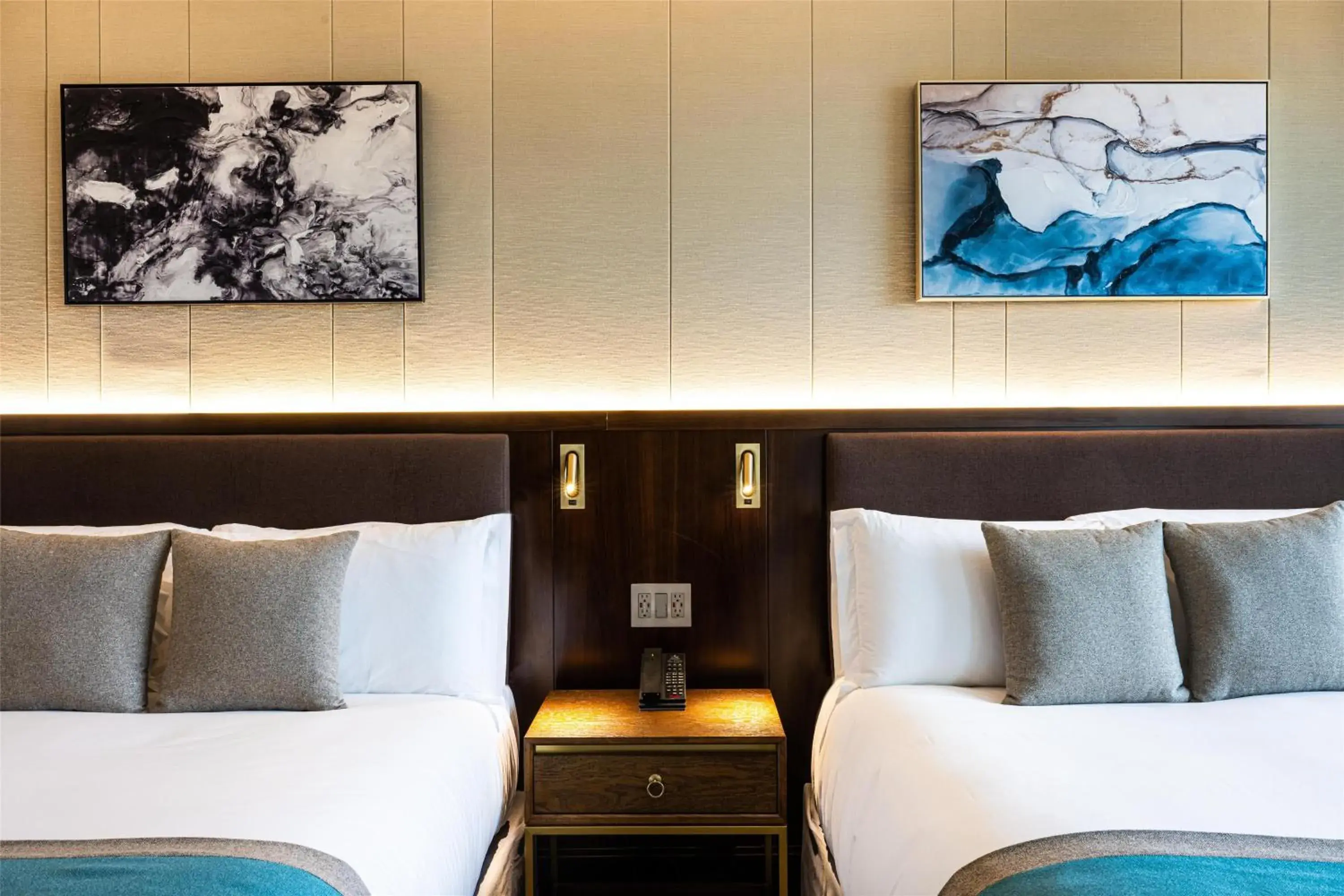 Bed in Blossom Hotel Houston, Curio Collection by Hilton Bed in Blossom Hotel Houston, Curio Collection by Hilton