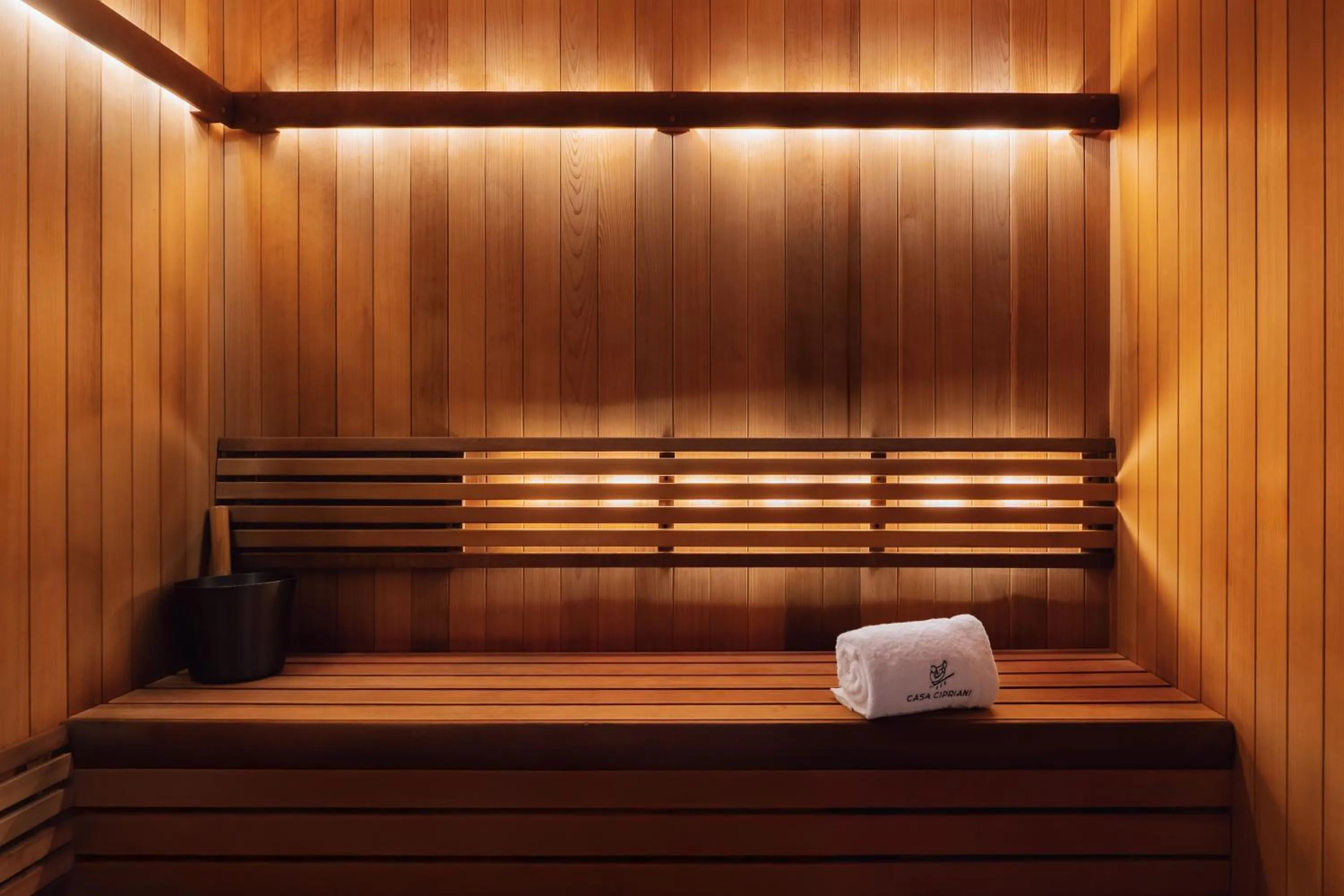 Sauna in Casa Cipriani New York