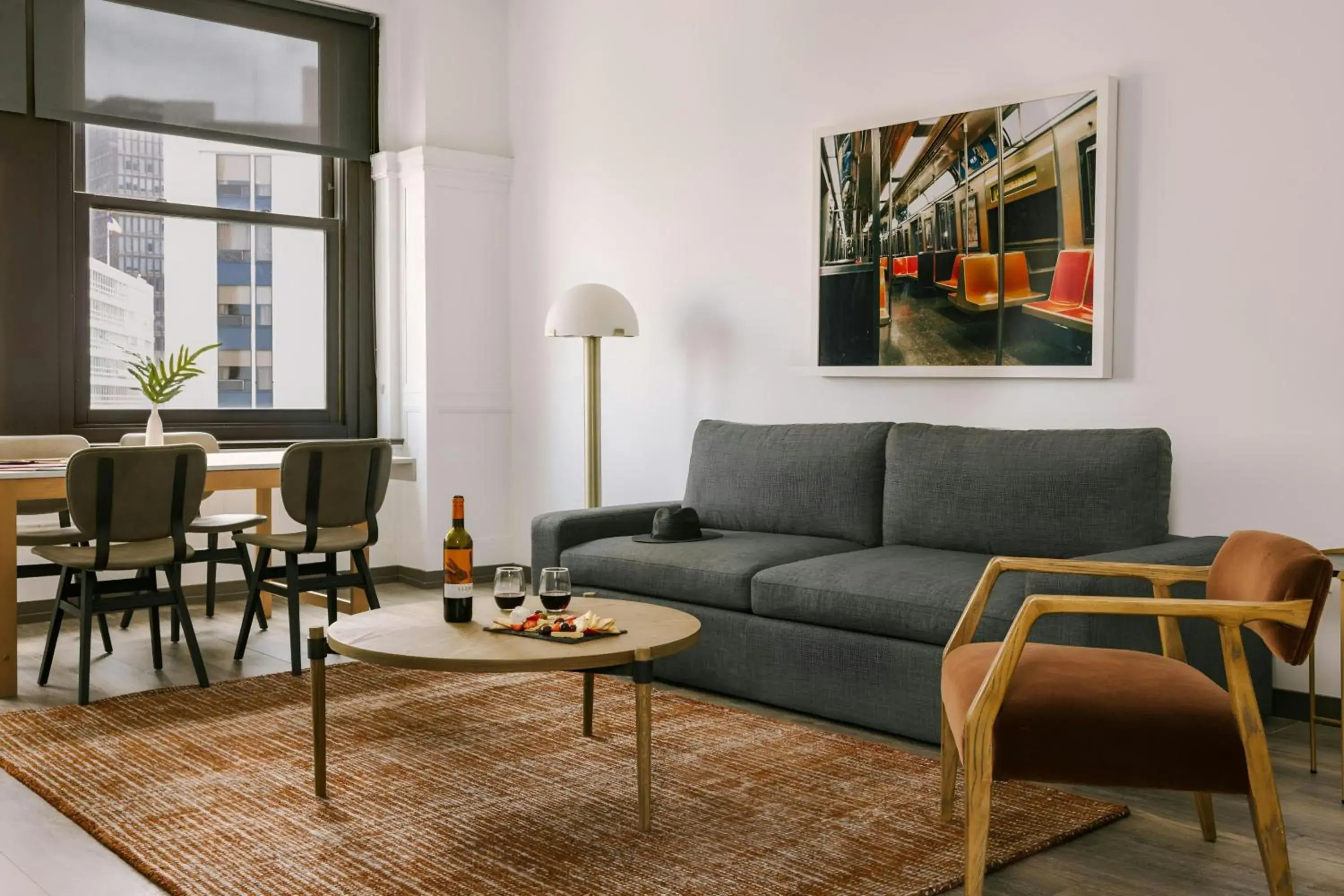 One-Bedroom Apartment with King and Sofa Bed - Mobility Accessible with Roll-in Shower in Sonder by Marriott Bonvoy Gabriel Richard Apartments Downtown One-Bedroom Apartment with King and Sofa Bed - Mobility Accessible with Roll-in Shower in Sonder by Marriott Bonvoy Gabriel Richard Apartments Downtown