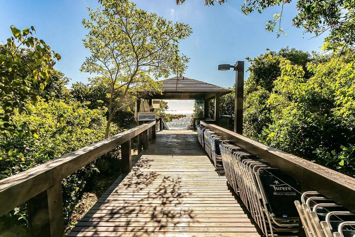 Beach in Studio à beira mar - Hotel Jurerê Beach Village