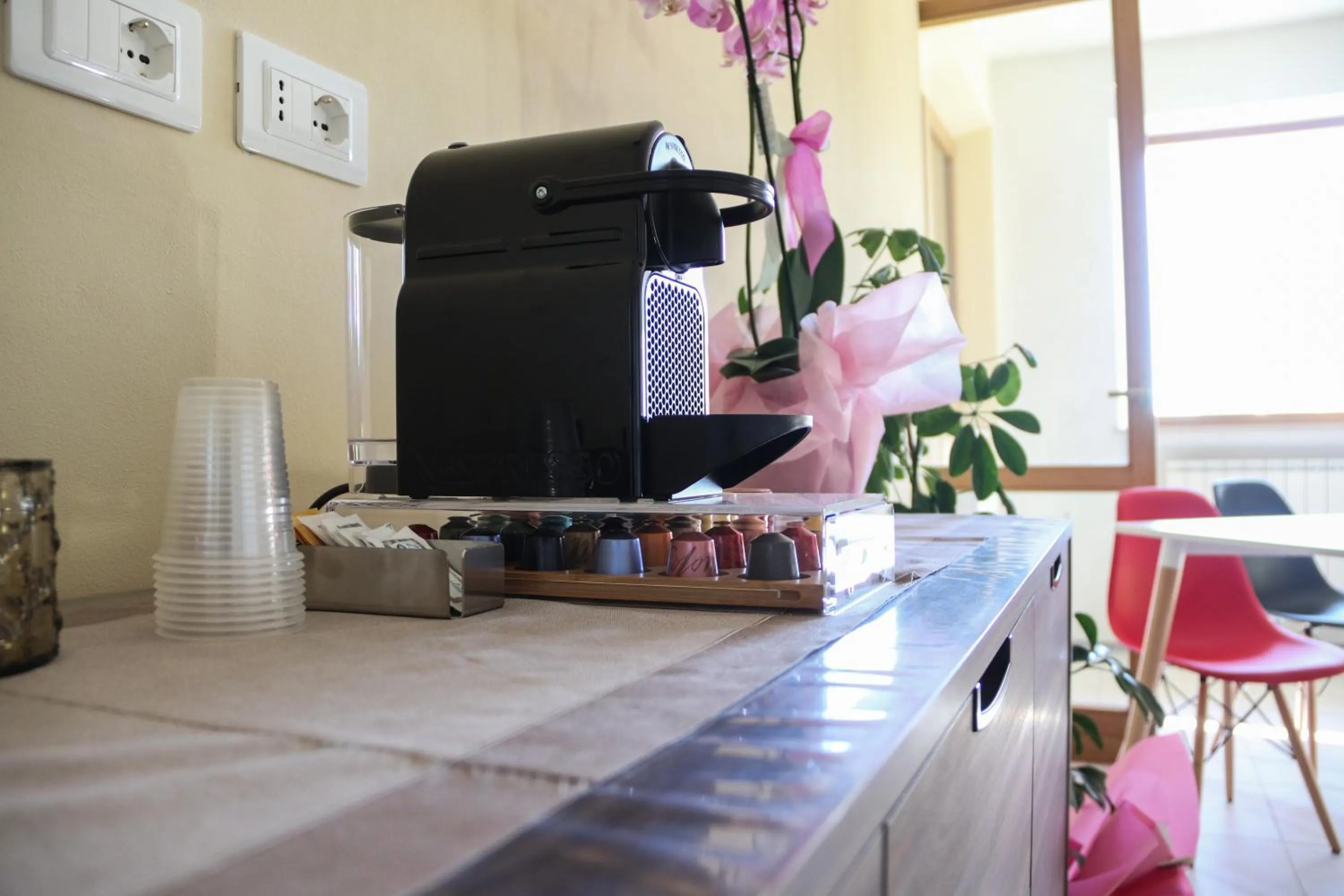 Communal lounge/ TV room in B&B La Quiete