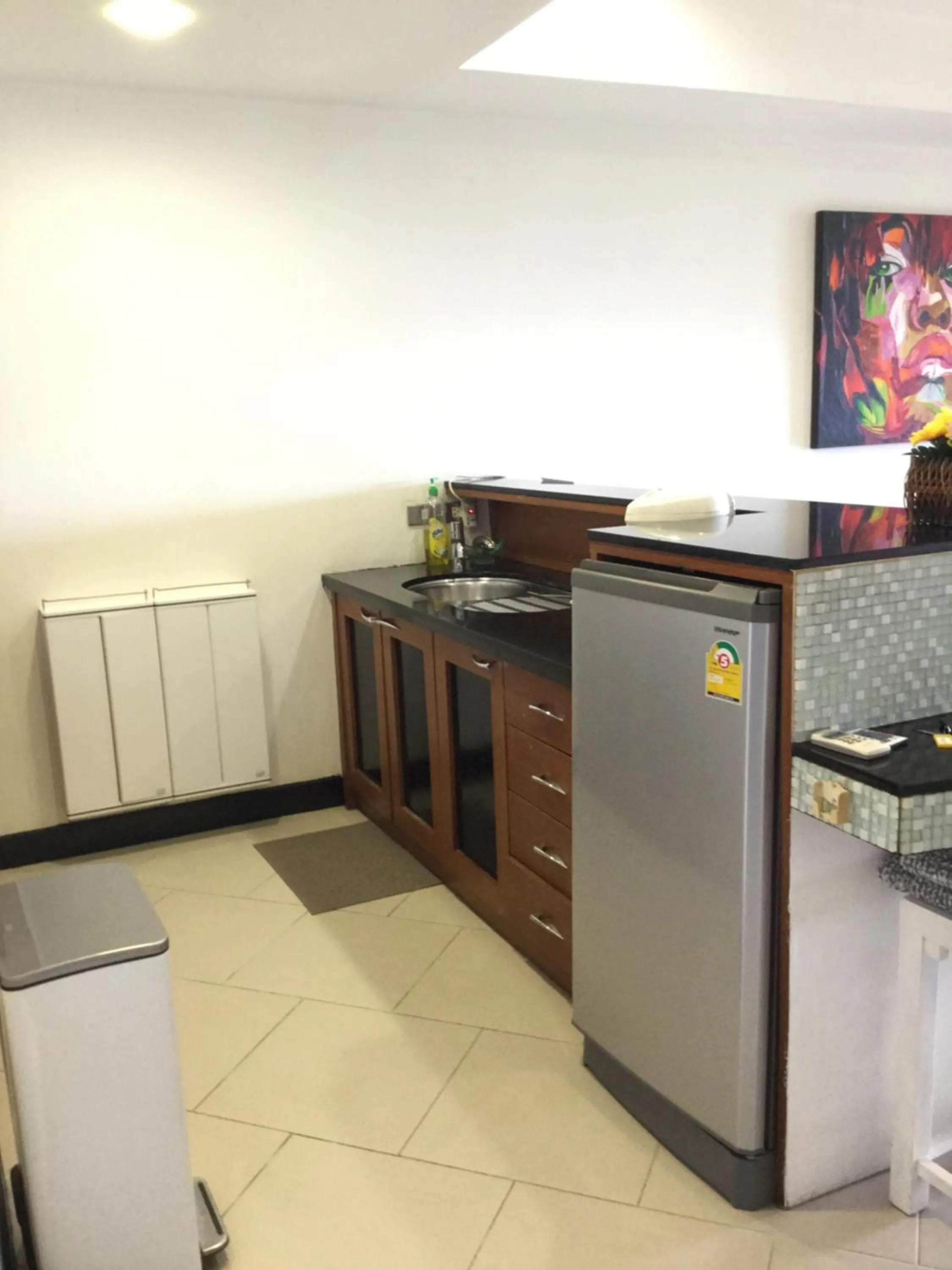 Kitchen or kitchenette in Kata Beach Aspasia Boutique Apartment