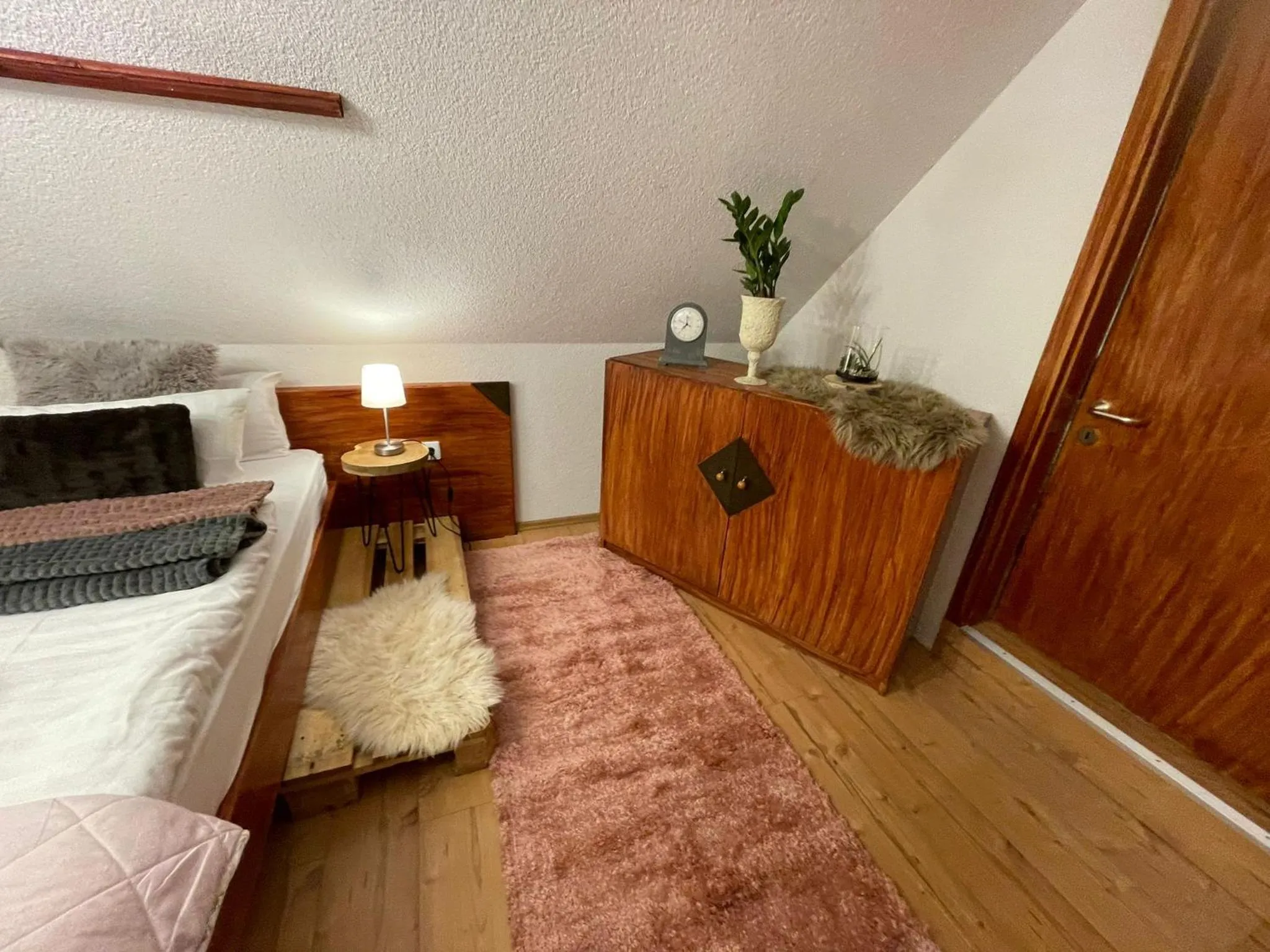 Bedroom, Bed in Berghotel Drei Brüder Höhe