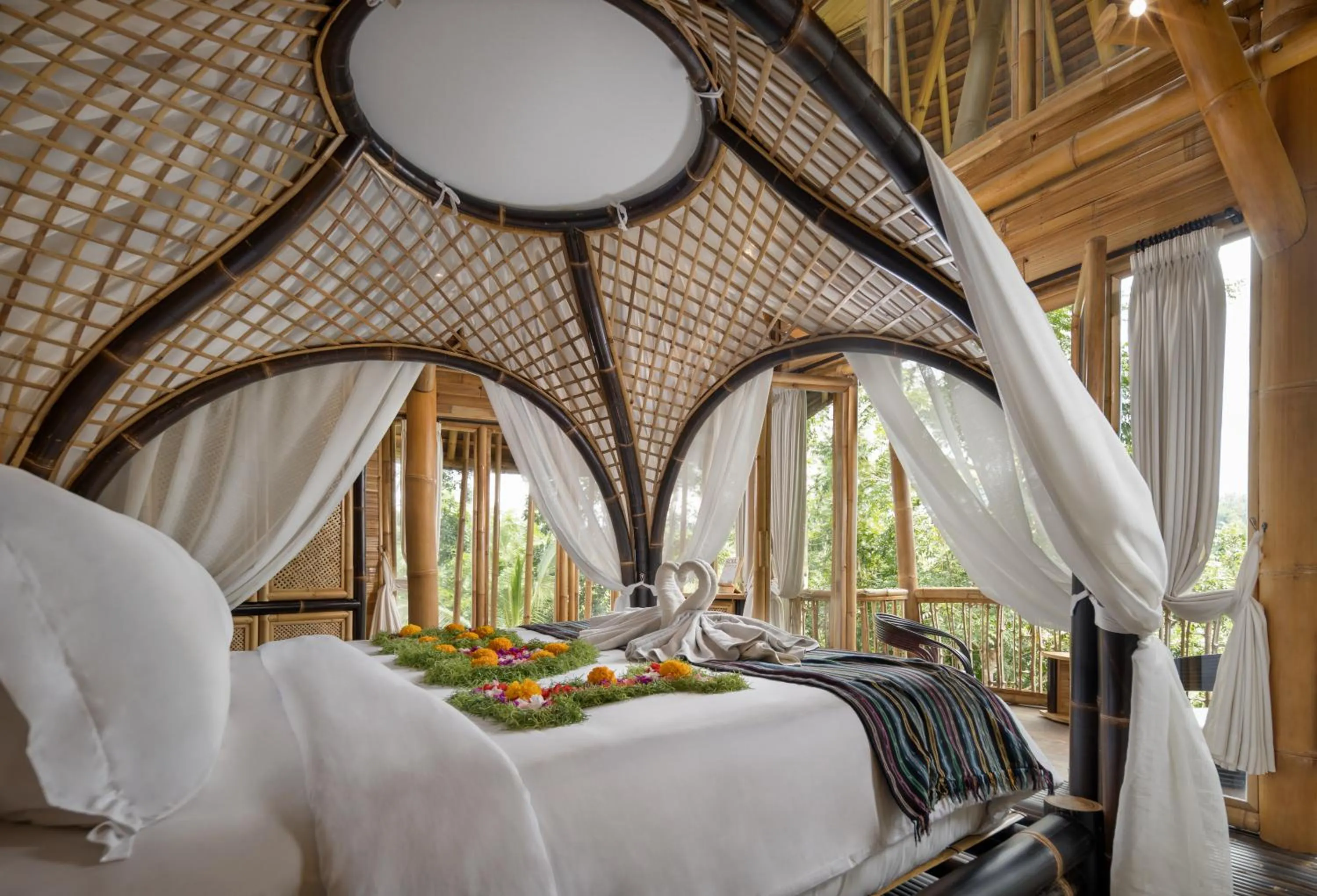 Photo of the whole room, Bed in Asep Gumi Retreat - Soul of Nature in Tabanan