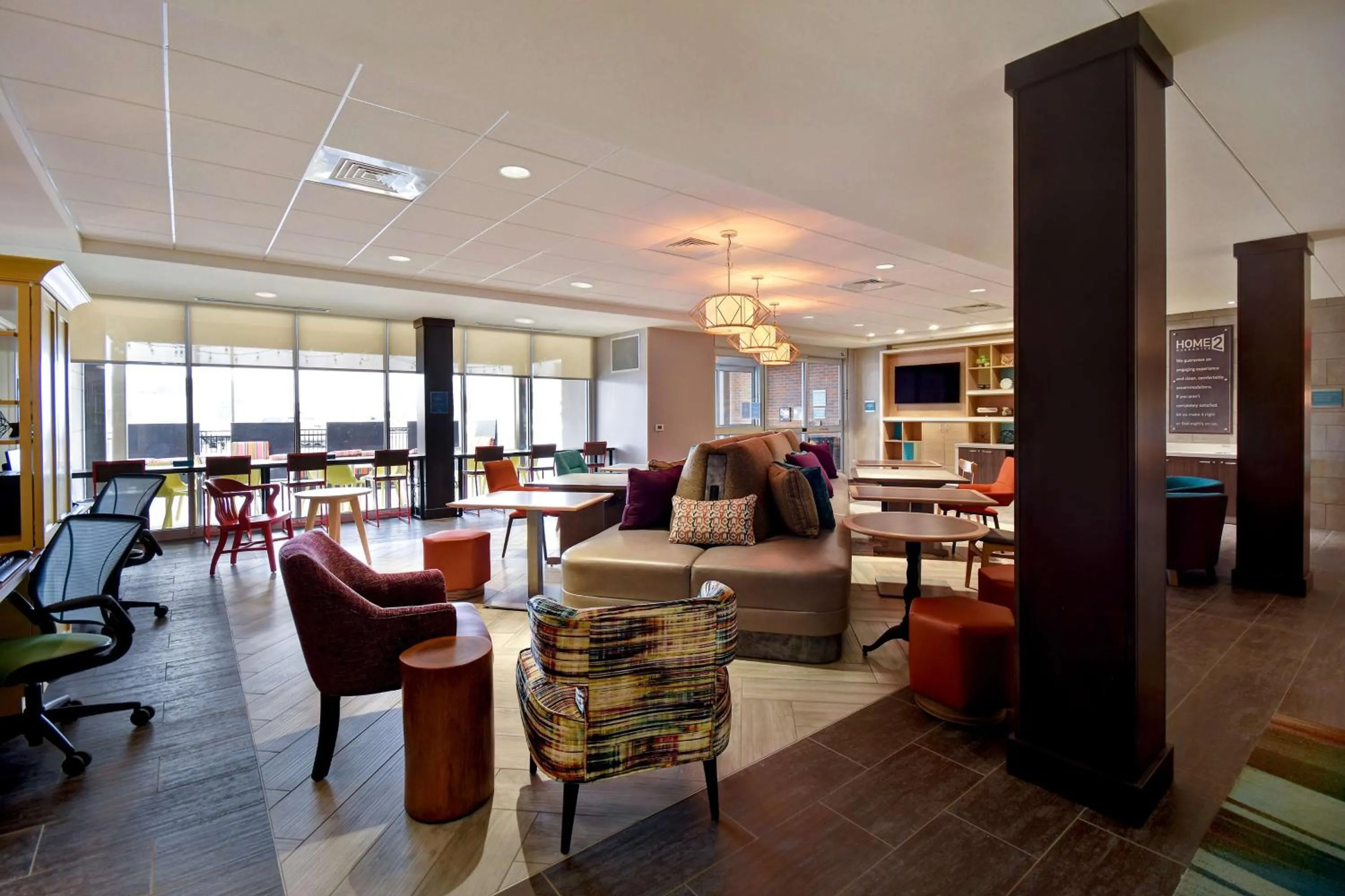 Lobby or reception in Home2 Suites Wichita Downtown Delano, Ks