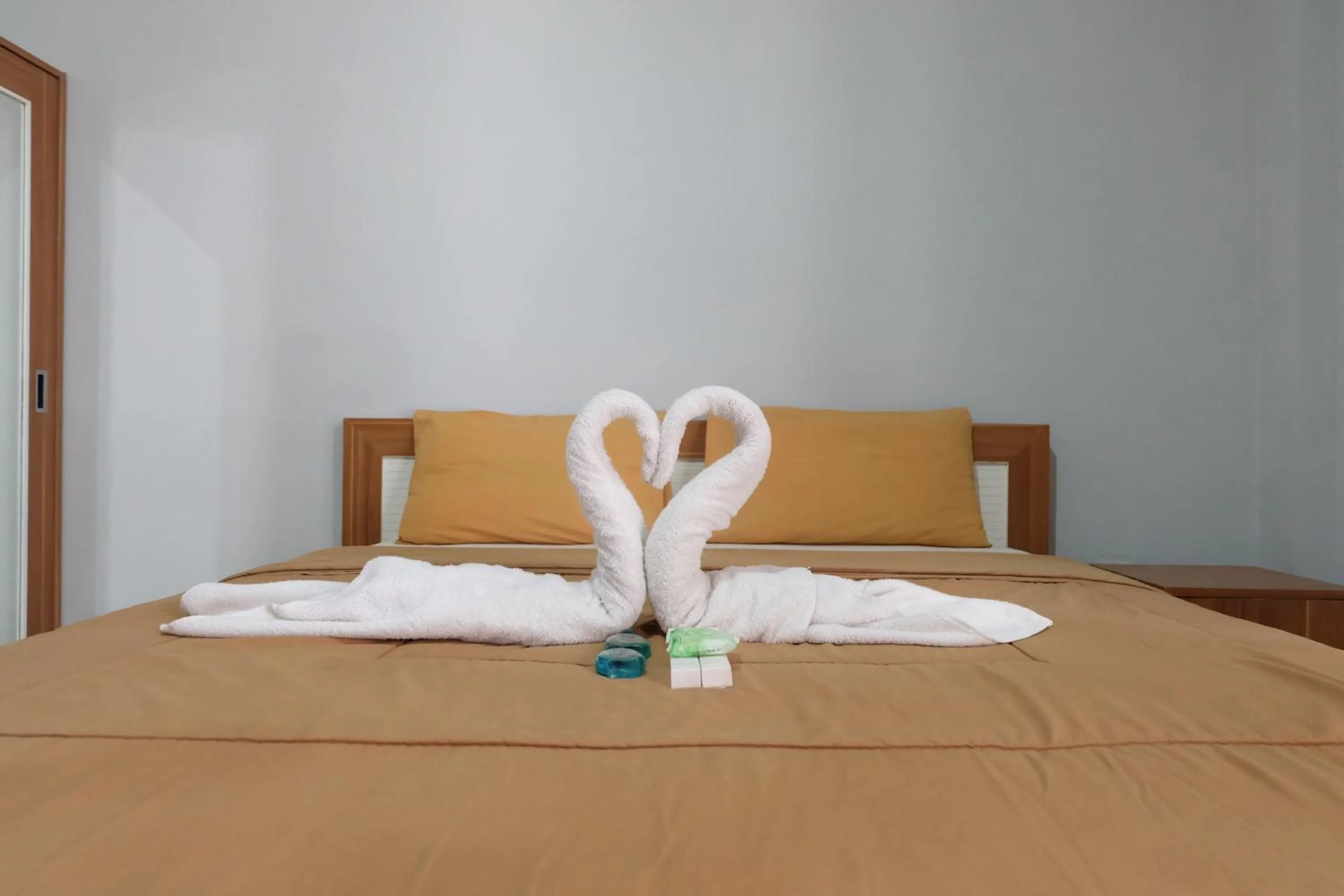 Bed in Prada Apartment