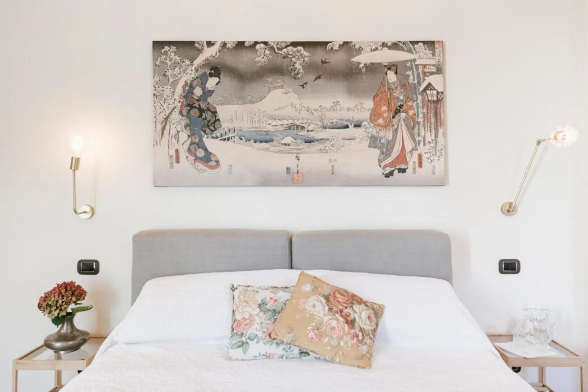 Bed in Villa Trisano