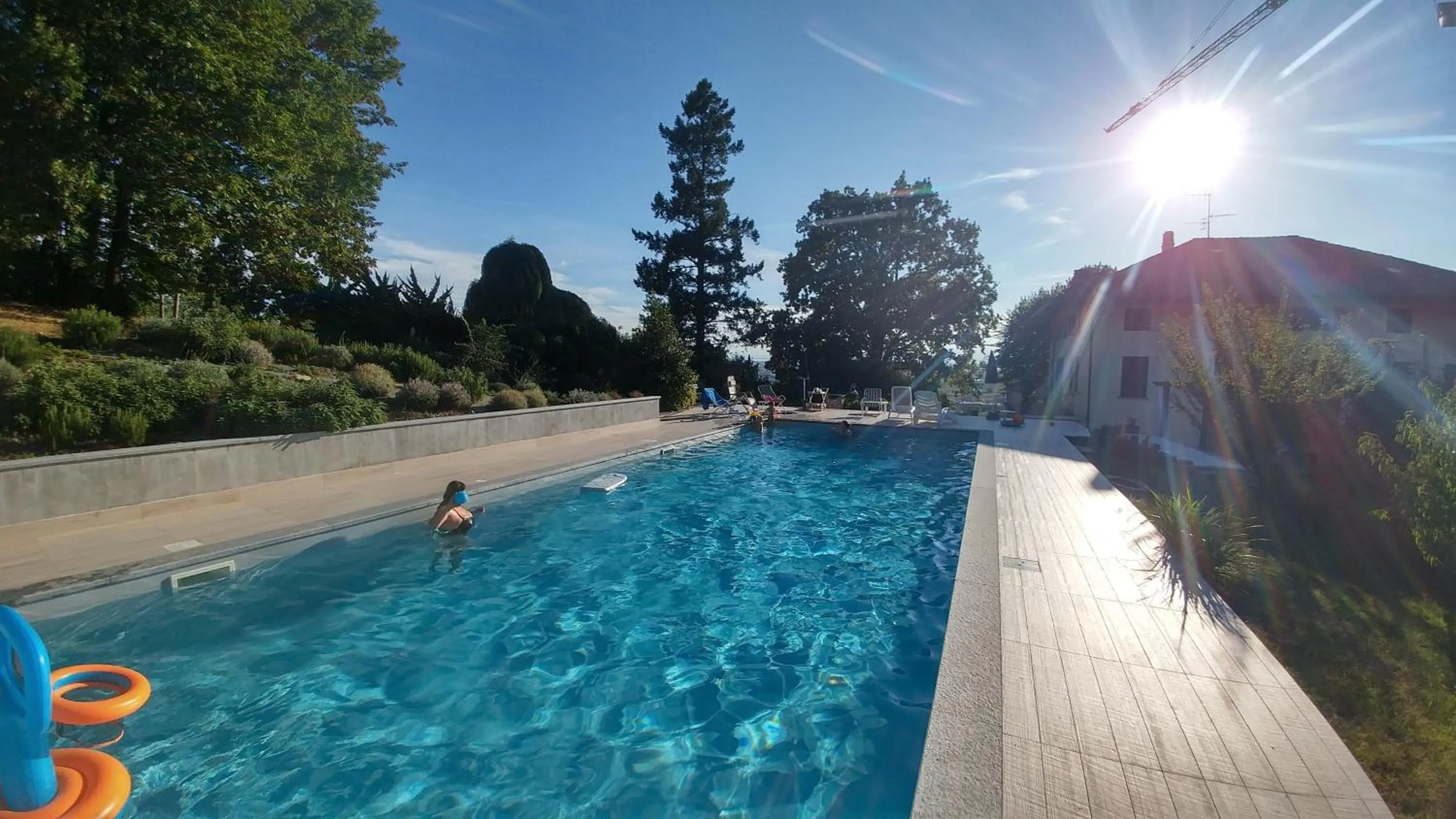 Swimming pool in Villa Trisano