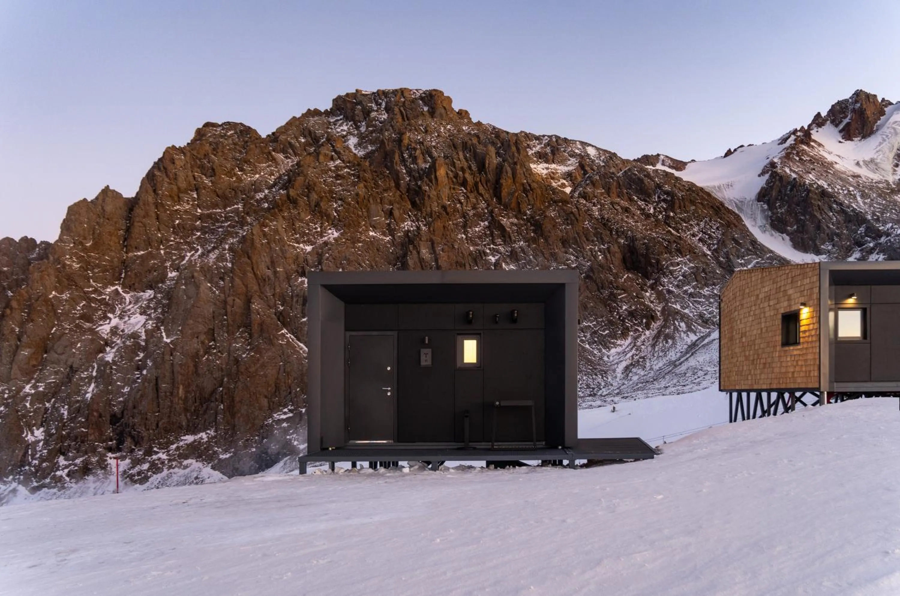 Property building in Tenir Eco Hotel, Shymbulak Mountain Resort